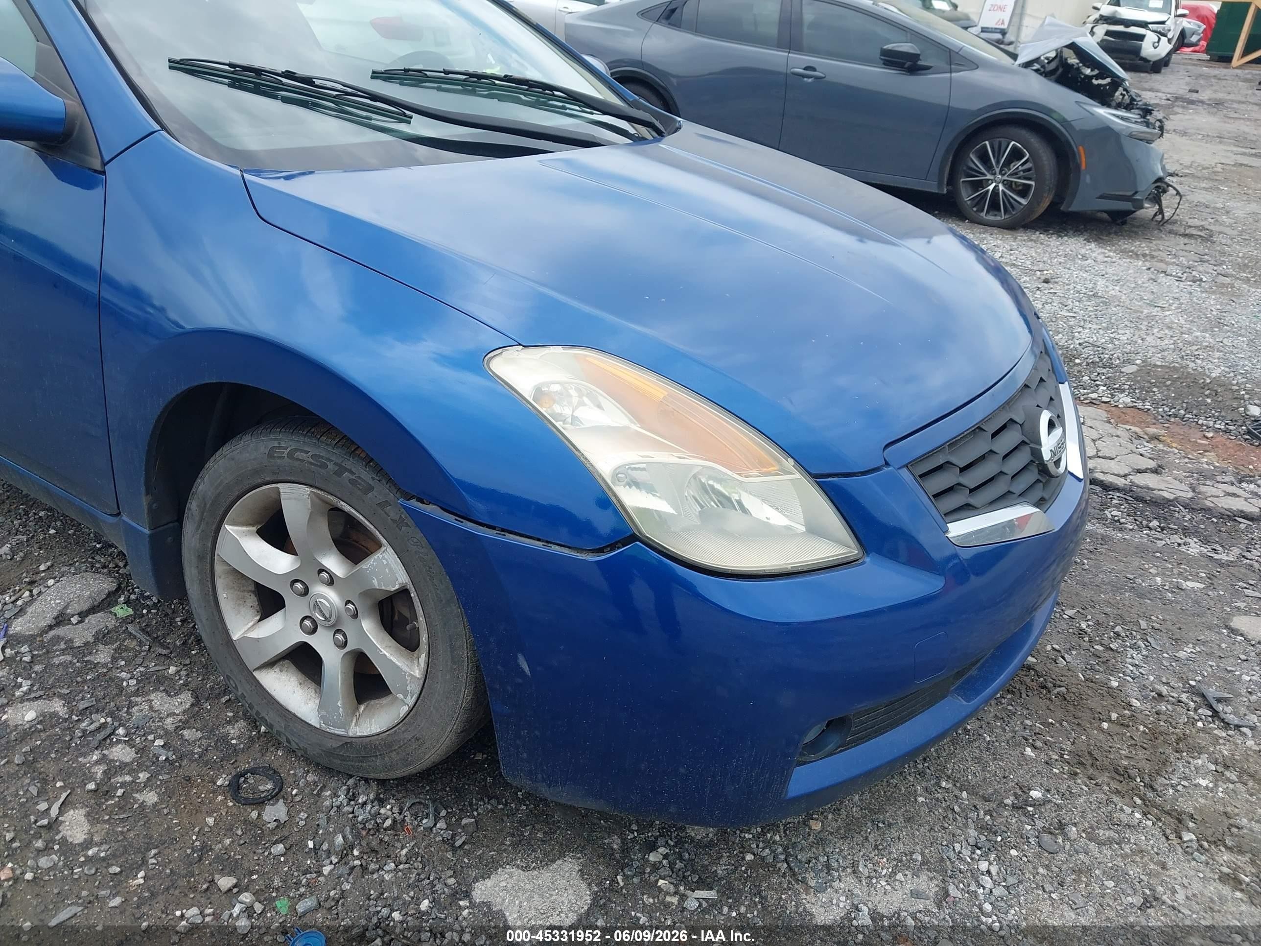 2008 Nissan Altima 2.5 S Blue vin: 1N4AL24E18C261179