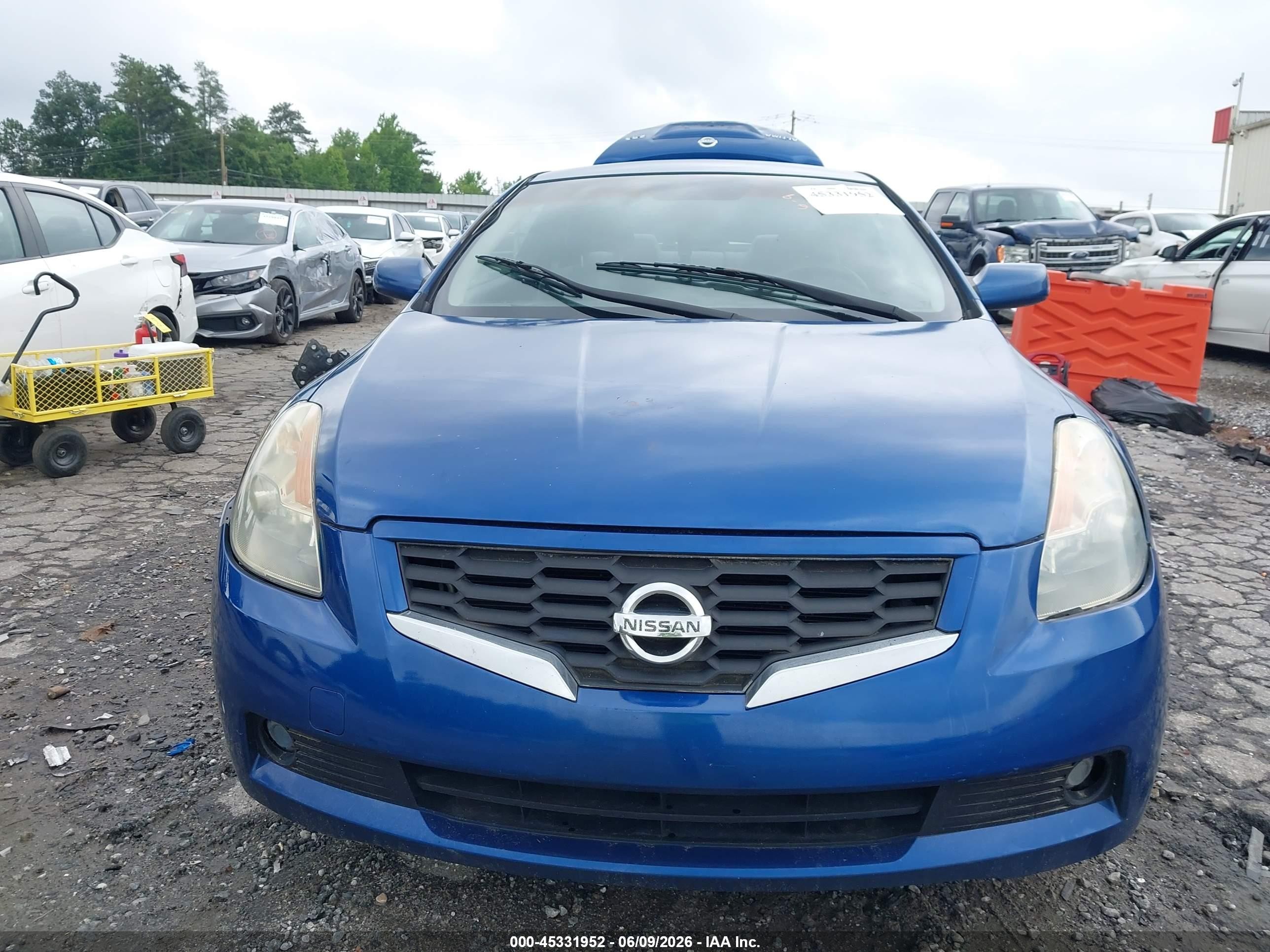 2008 Nissan Altima 2.5 S Blue vin: 1N4AL24E18C261179