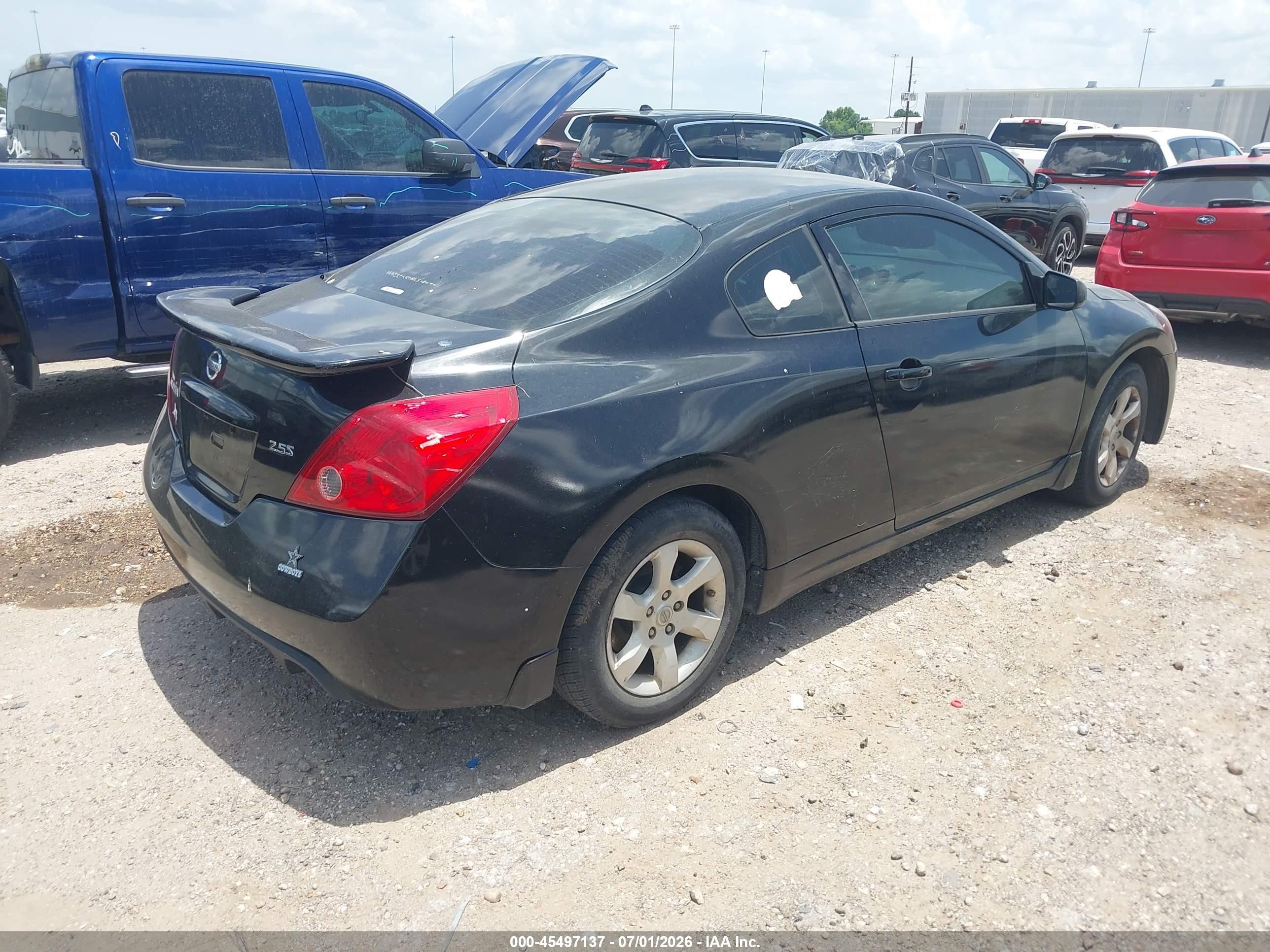 2009 Nissan Altima 2.5 S Black vin: 1N4AL24E19C135910