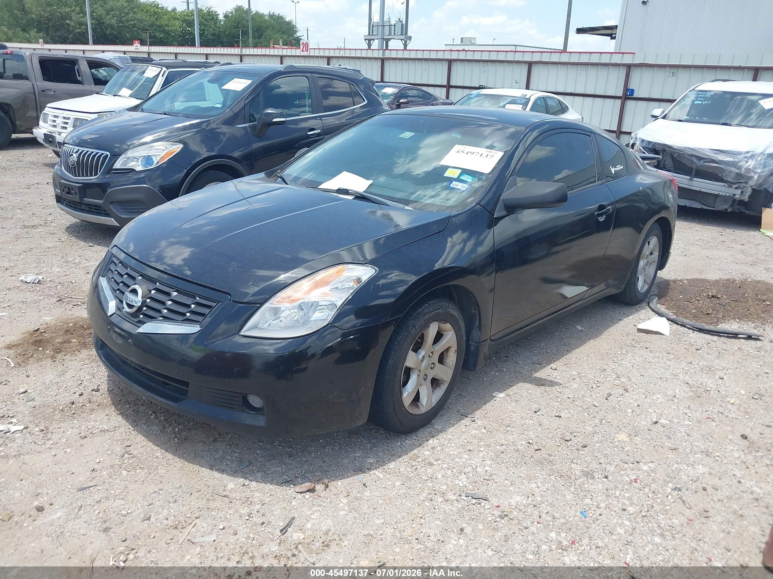 2009 Nissan Altima 2.5 S Black vin: 1N4AL24E19C135910
