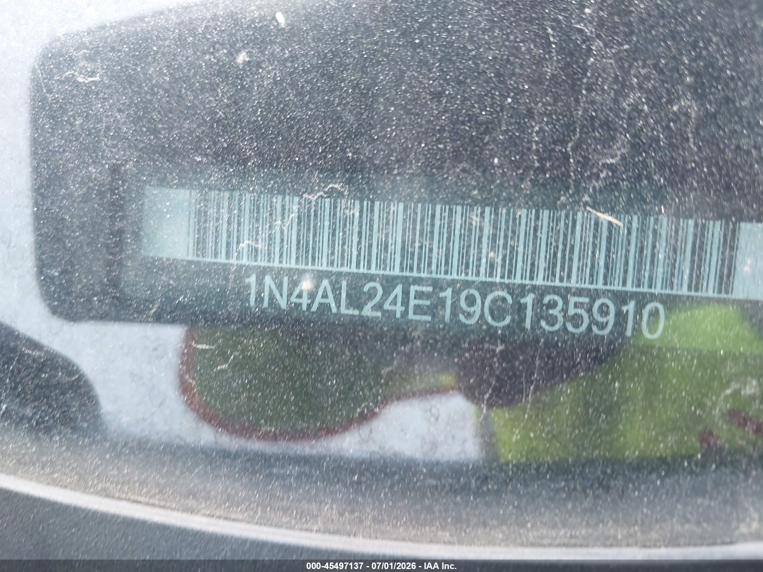 2009 Nissan Altima 2.5 S Black vin: 1N4AL24E19C135910