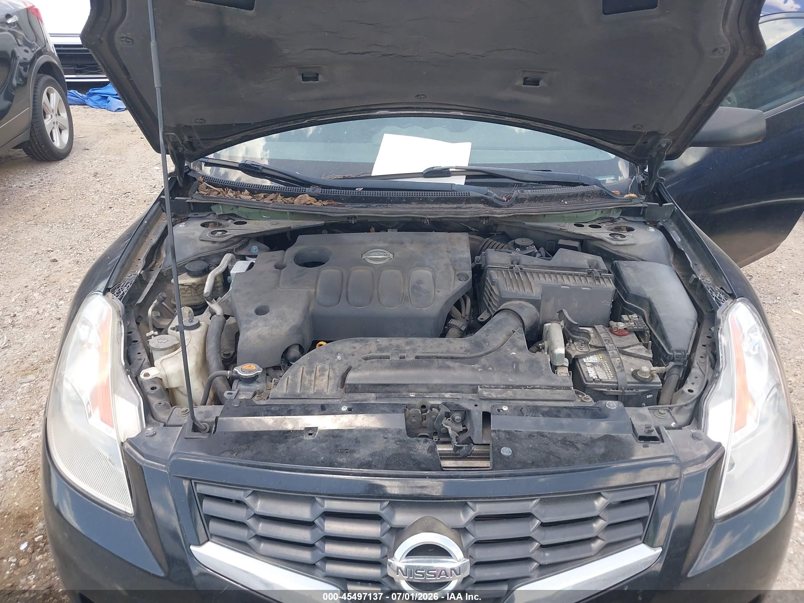 2009 Nissan Altima 2.5 S Black vin: 1N4AL24E19C135910