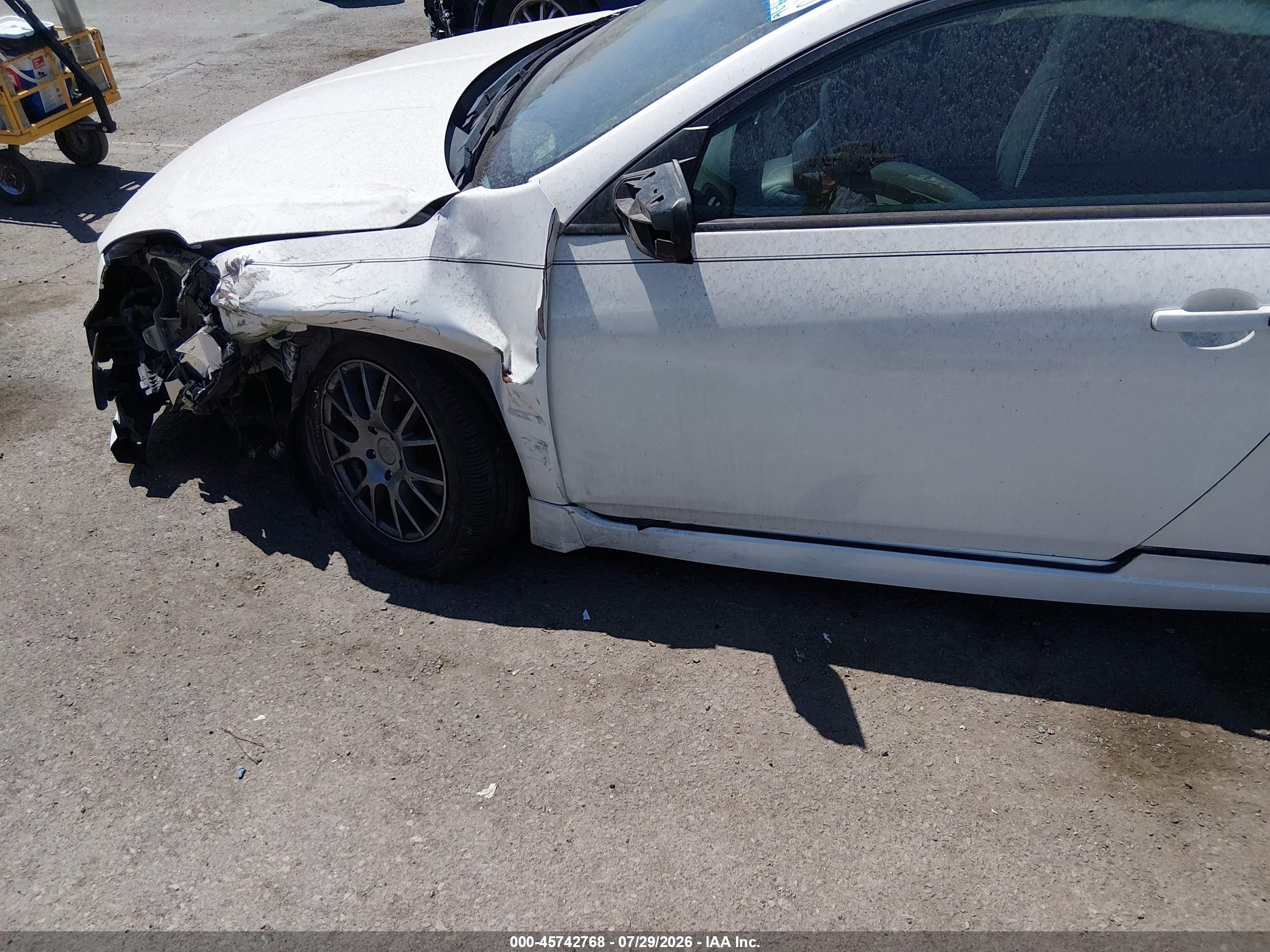 2009 Nissan Altima 2.5 S White vin: 1N4AL24E19C172181