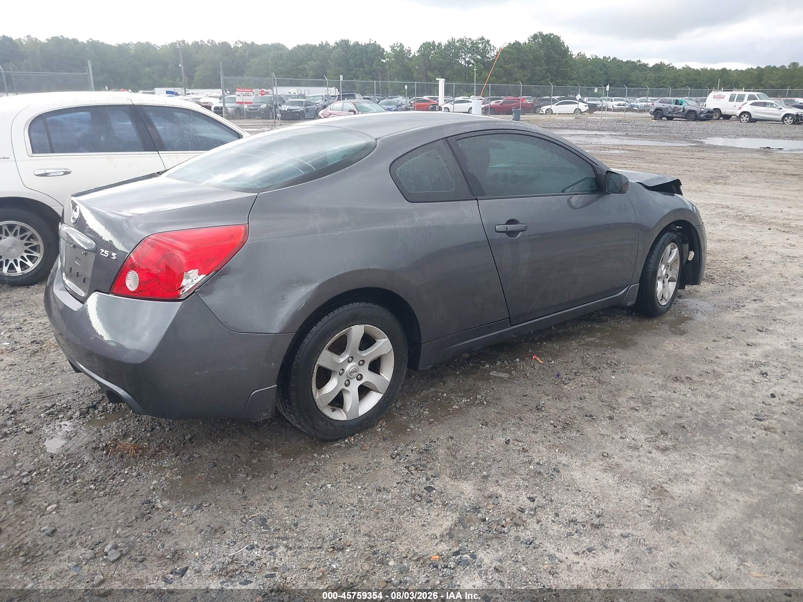 2009 Nissan Altima 2.5 S Gray vin: 1N4AL24E19C182872