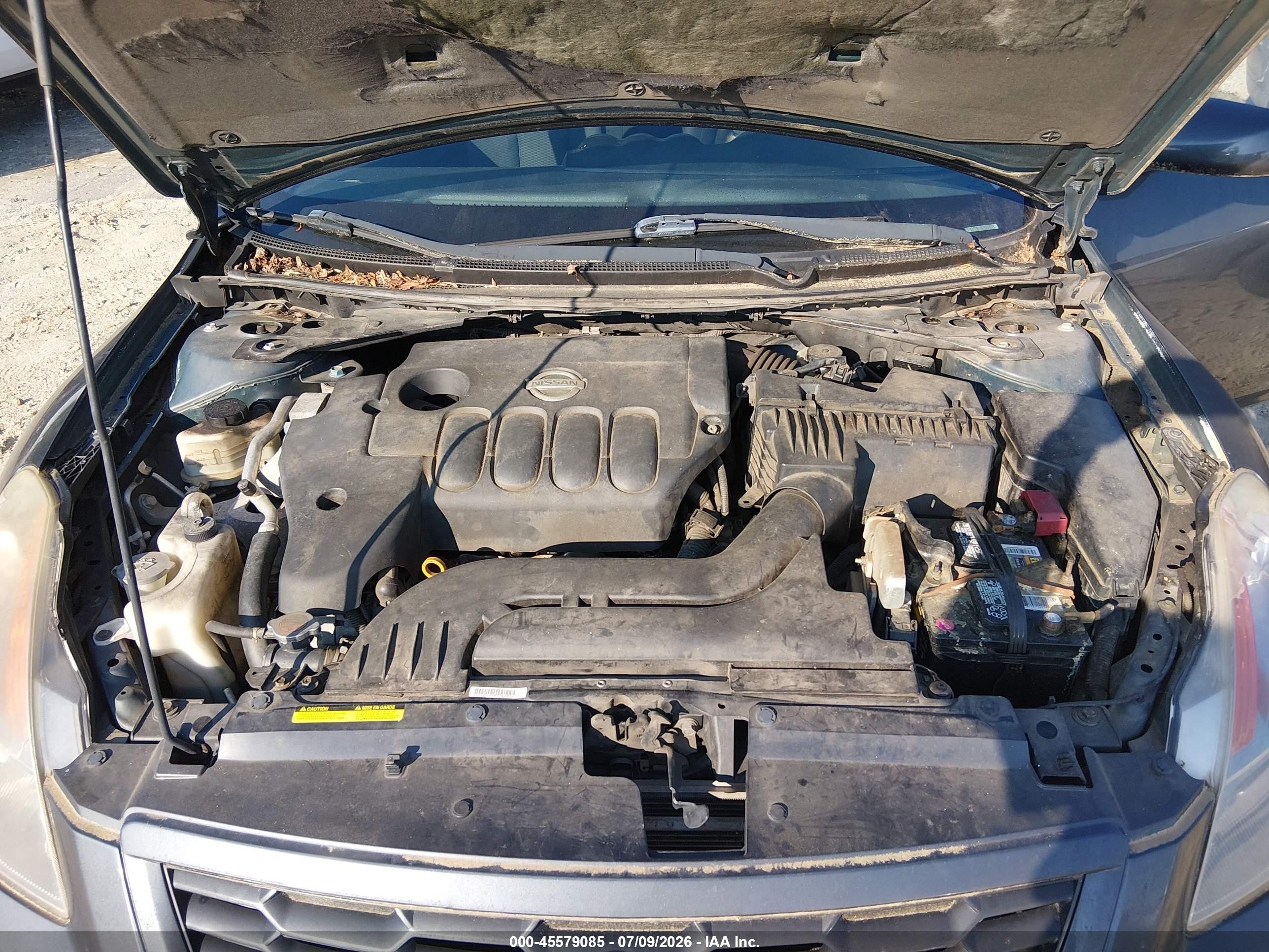 2009 Nissan Altima 2.5 S Black vin: 1N4AL24E19C188882