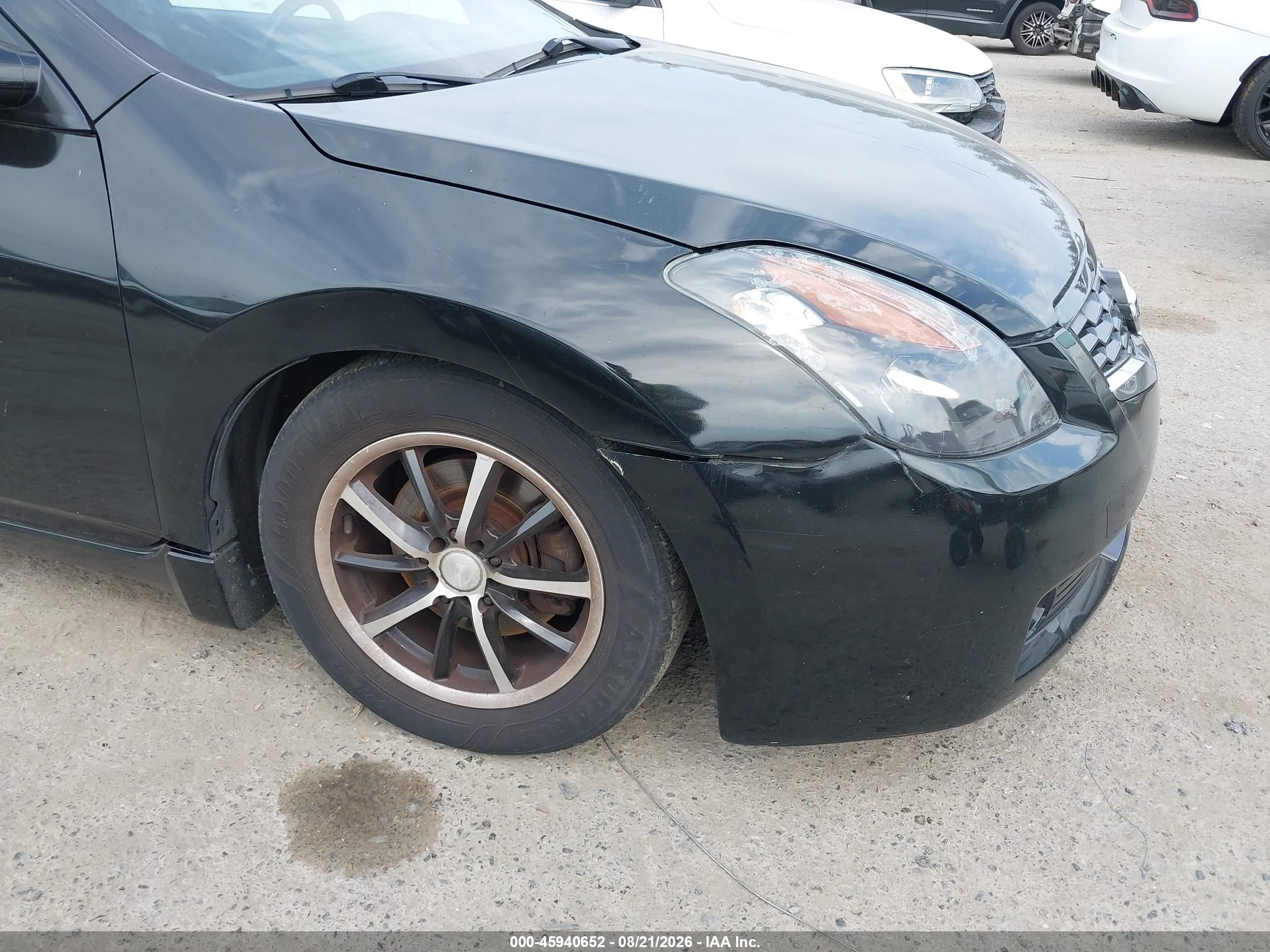 2008 Nissan Altima 2.5 S Черный vin: 1N4AL24E28C106771