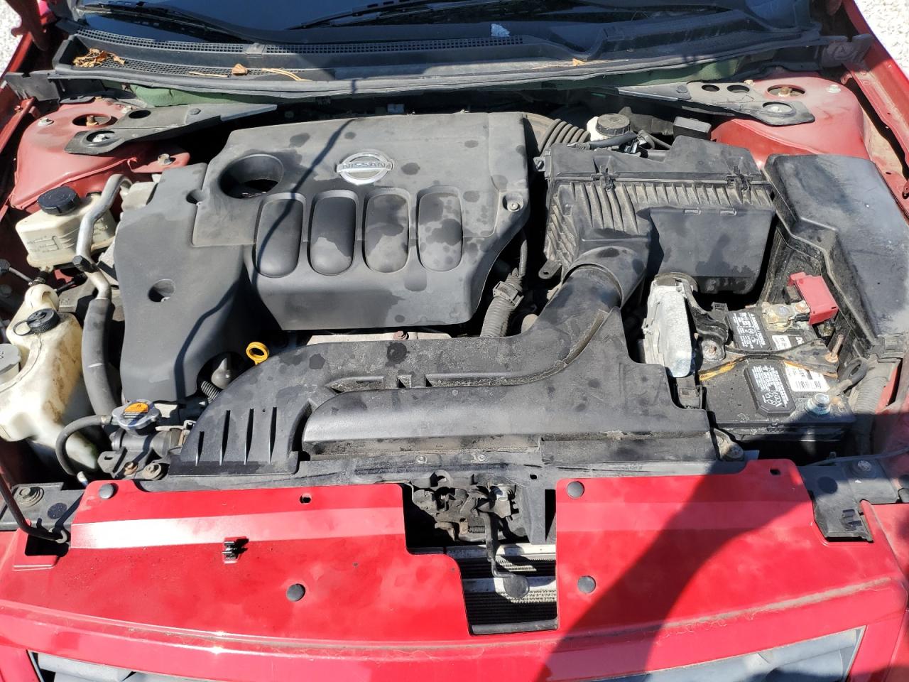 2008 Nissan Altima 2.5s Red vin: 1N4AL24E28C223850