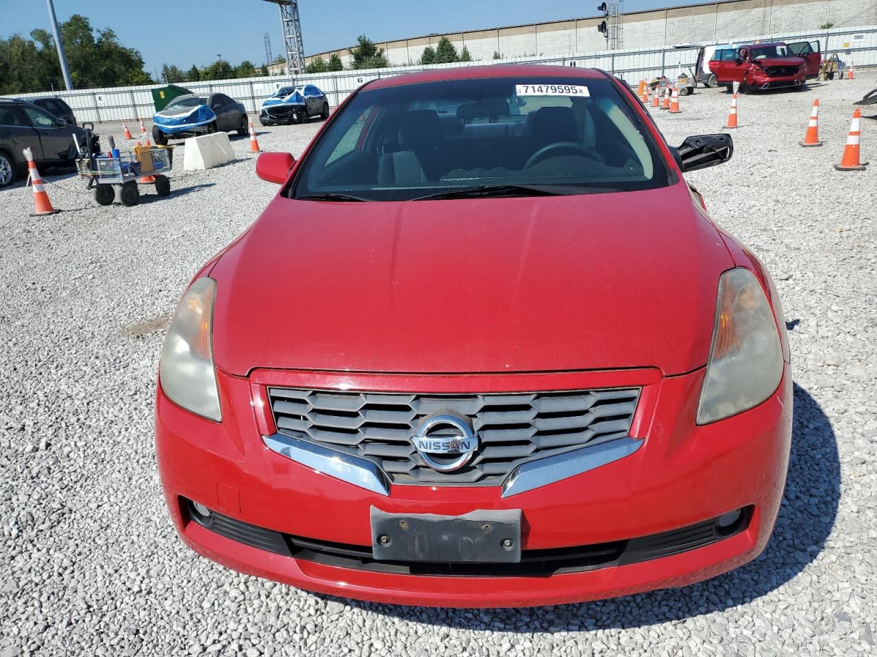 2008 Nissan Altima 2.5s Red vin: 1N4AL24E28C223850