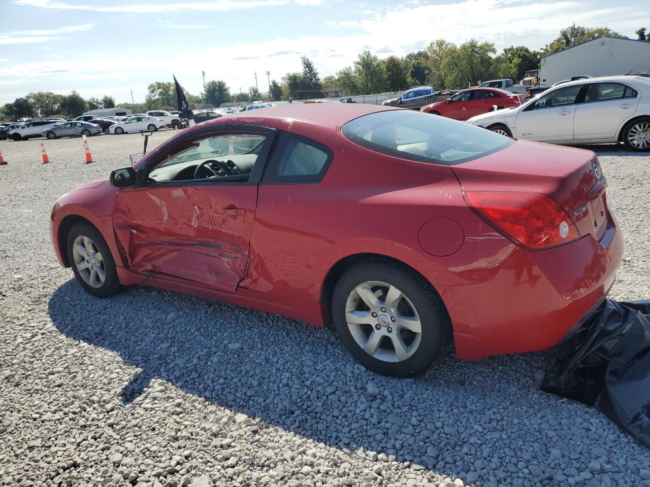 2008 Nissan Altima 2.5s Red vin: 1N4AL24E28C223850