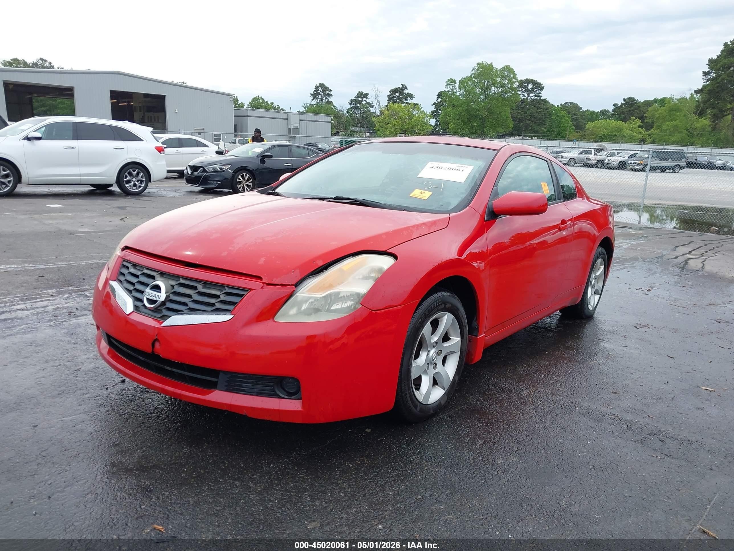 2008 Nissan Altima 2.5 S Красный vin: 1N4AL24E28C285409
