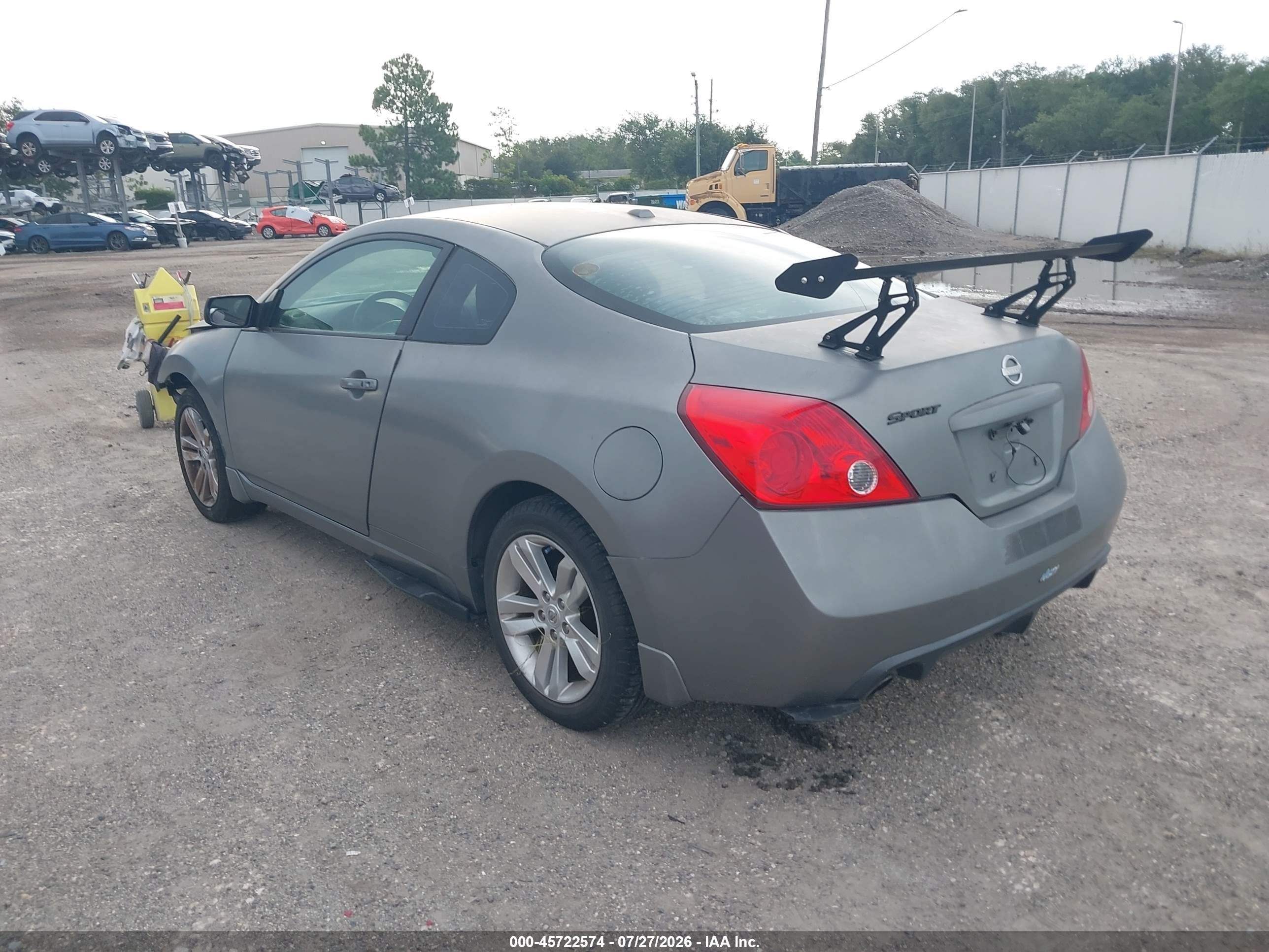 2008 Nissan Altima 2.5 S Gray vin: 1N4AL24E38C256713