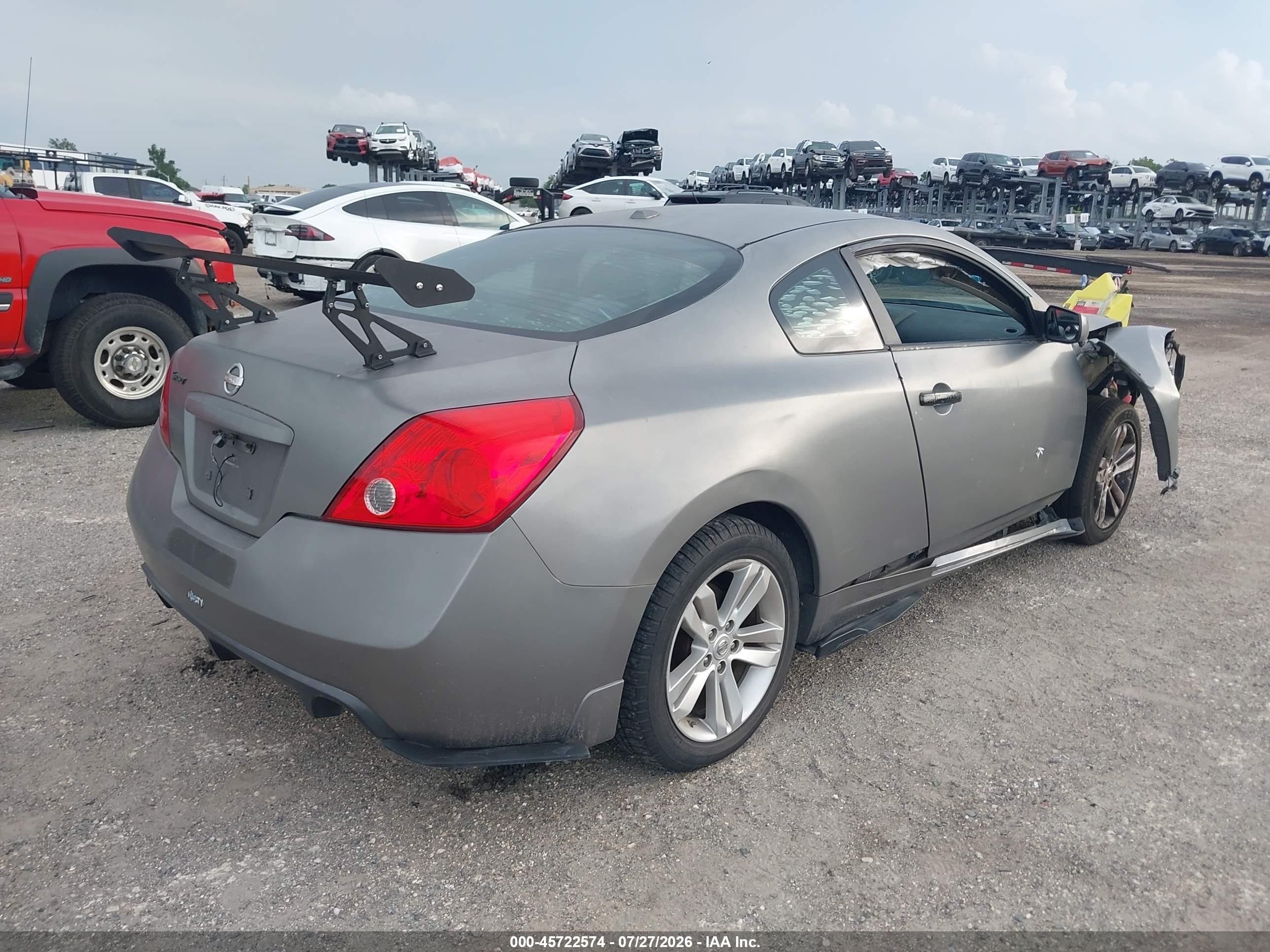 2008 Nissan Altima 2.5 S Gray vin: 1N4AL24E38C256713