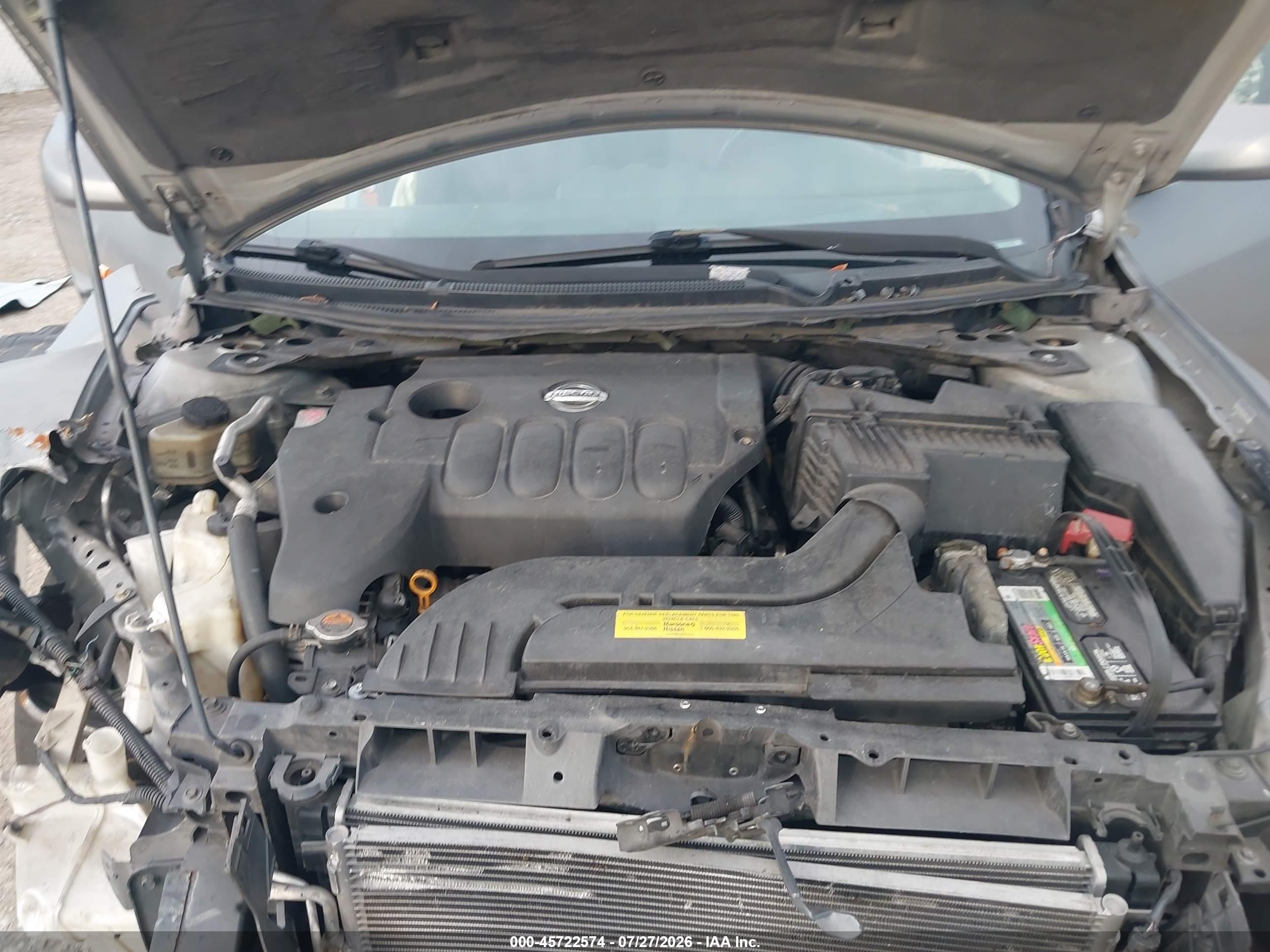 2008 Nissan Altima 2.5 S Gray vin: 1N4AL24E38C256713