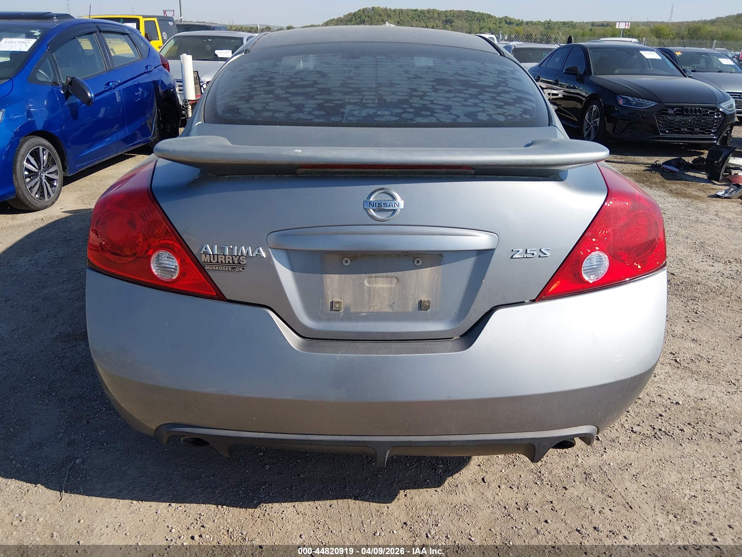 2009 Nissan Altima 2.5 S Gray vin: 1N4AL24E39C117120