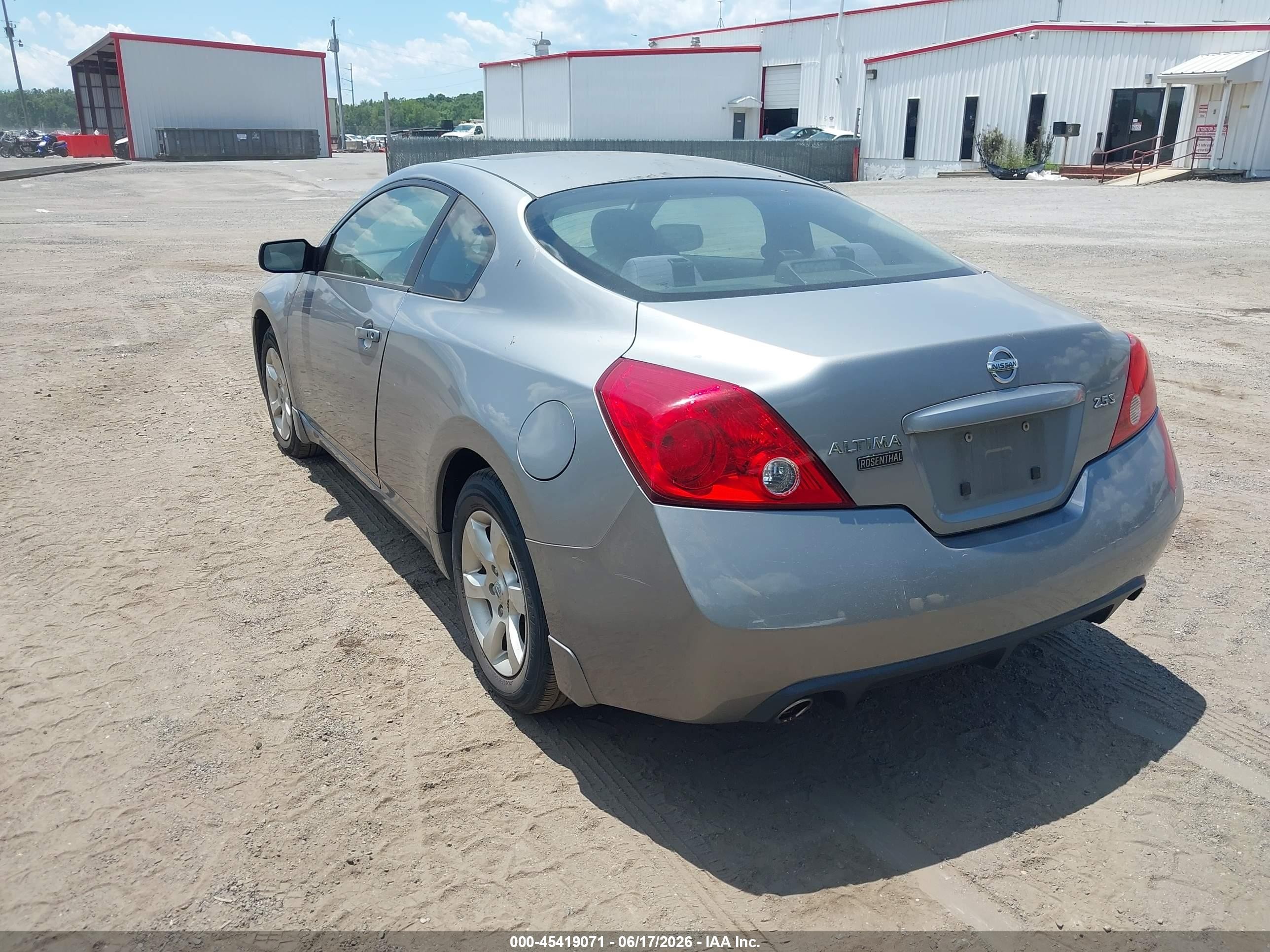 2008 Nissan Altima 2.5 S Gray vin: 1N4AL24E48C154644