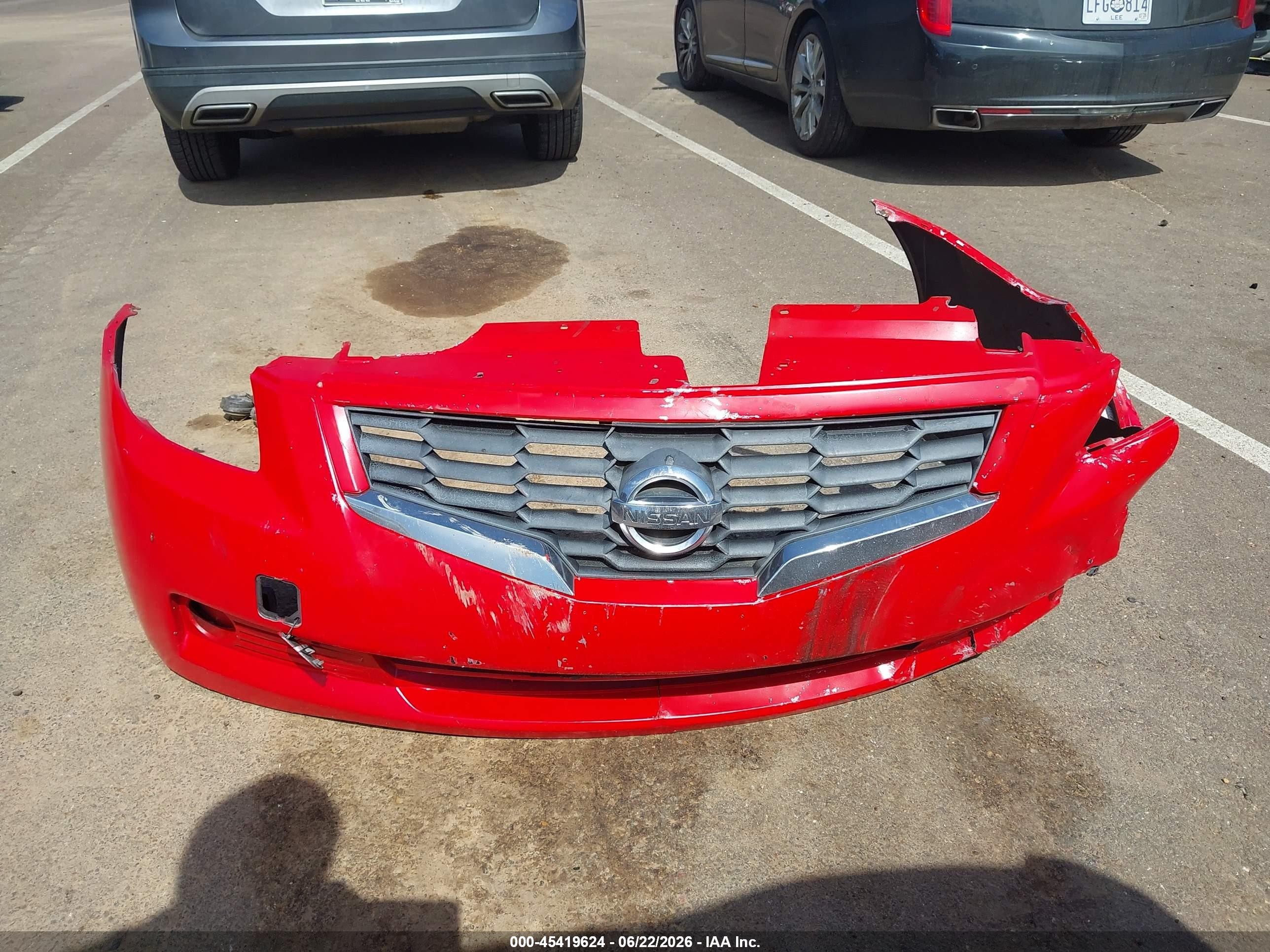 2008 Nissan Altima 2.5 S Red vin: 1N4AL24E48C265565