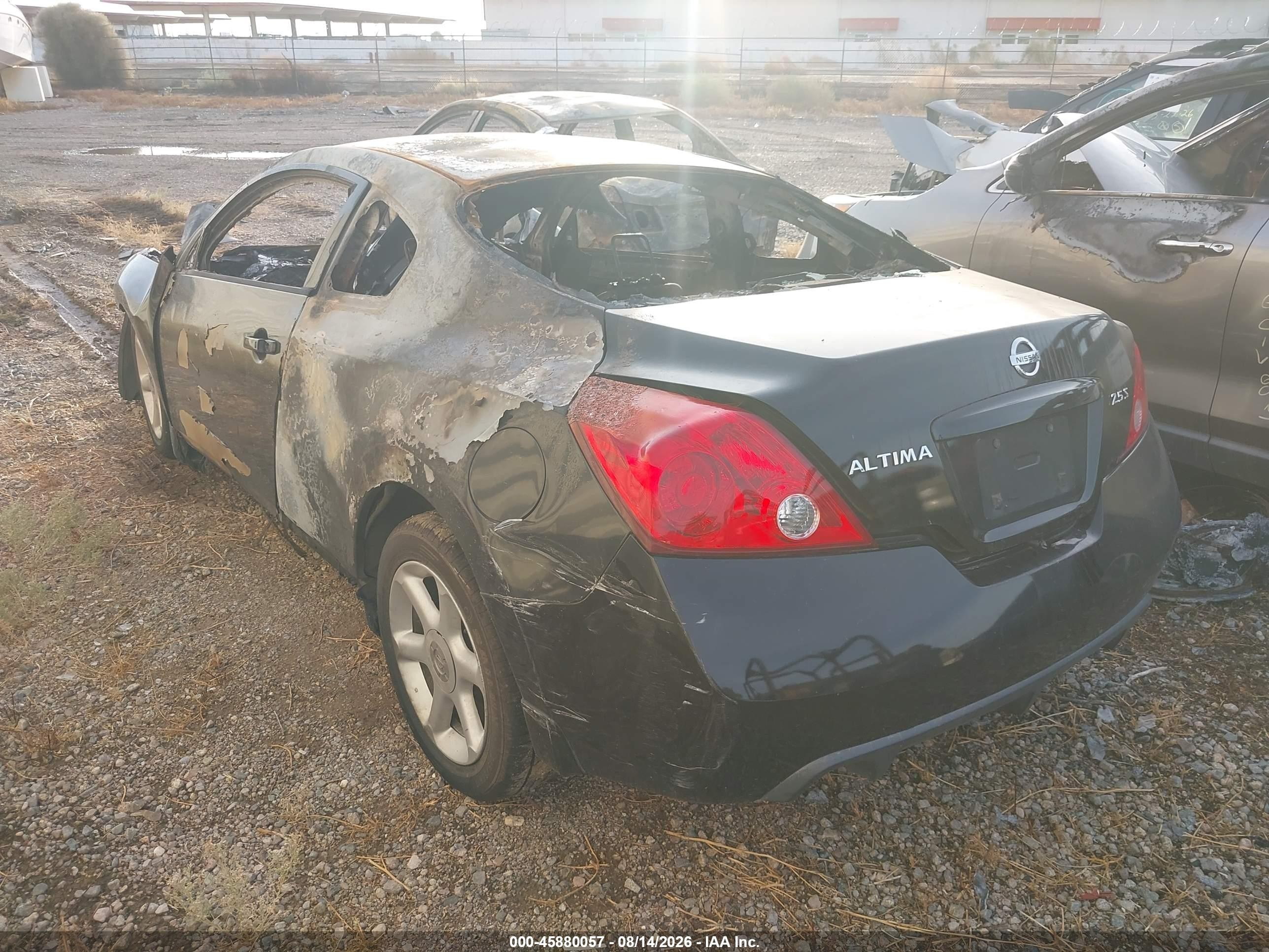 2008 Nissan Altima 2.5 S Gray vin: 1N4AL24E58C251268