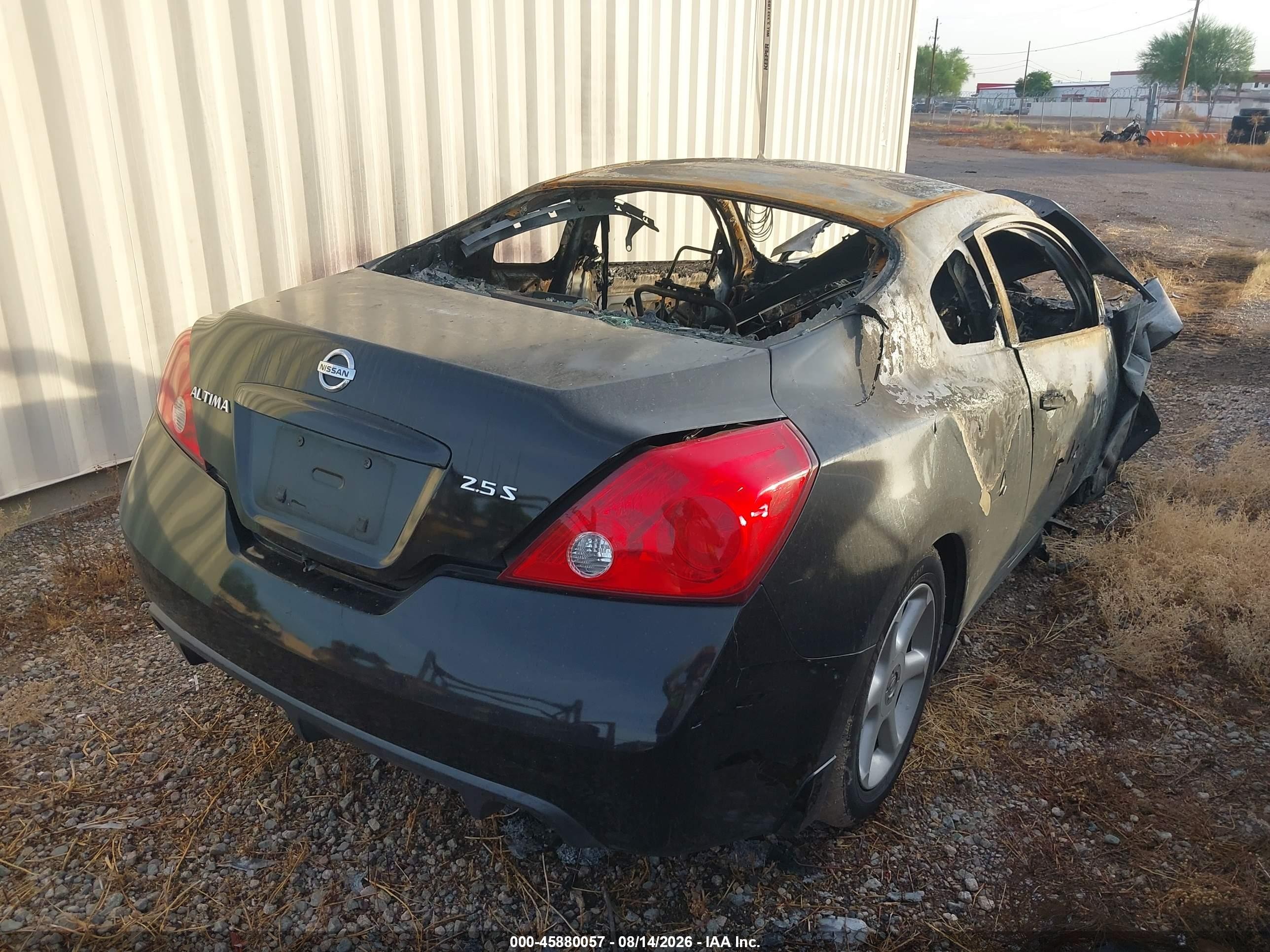 2008 Nissan Altima 2.5 S Gray vin: 1N4AL24E58C251268