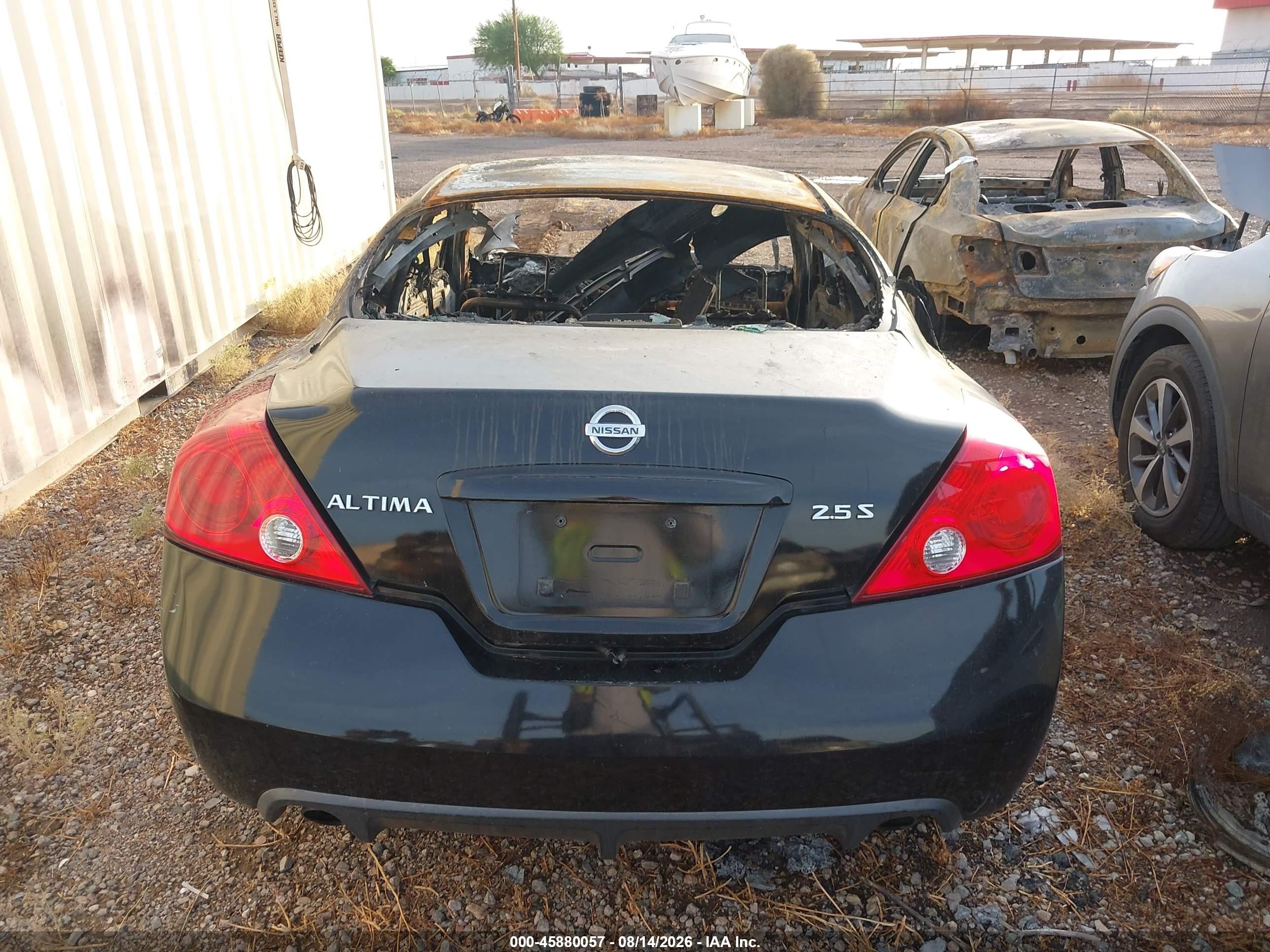 2008 Nissan Altima 2.5 S Gray vin: 1N4AL24E58C251268