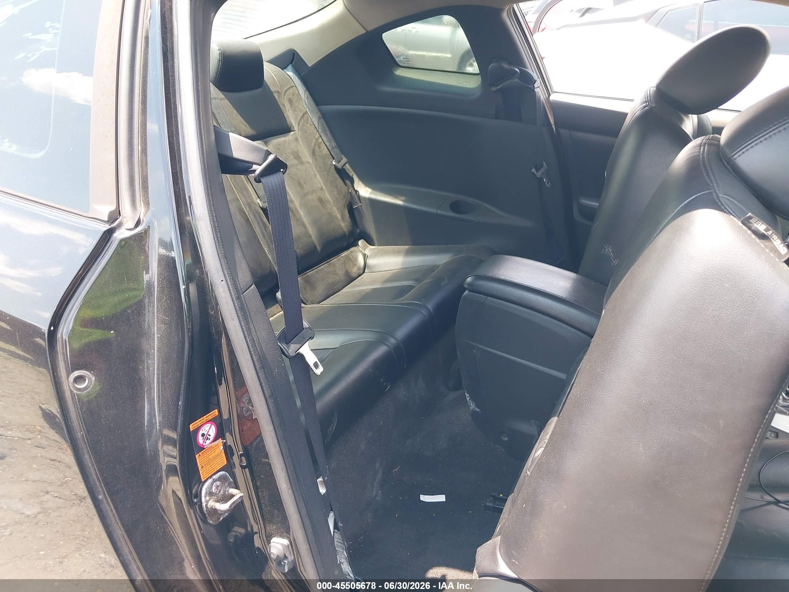 2008 Nissan Altima 2.5 S Black vin: 1N4AL24E58C277224