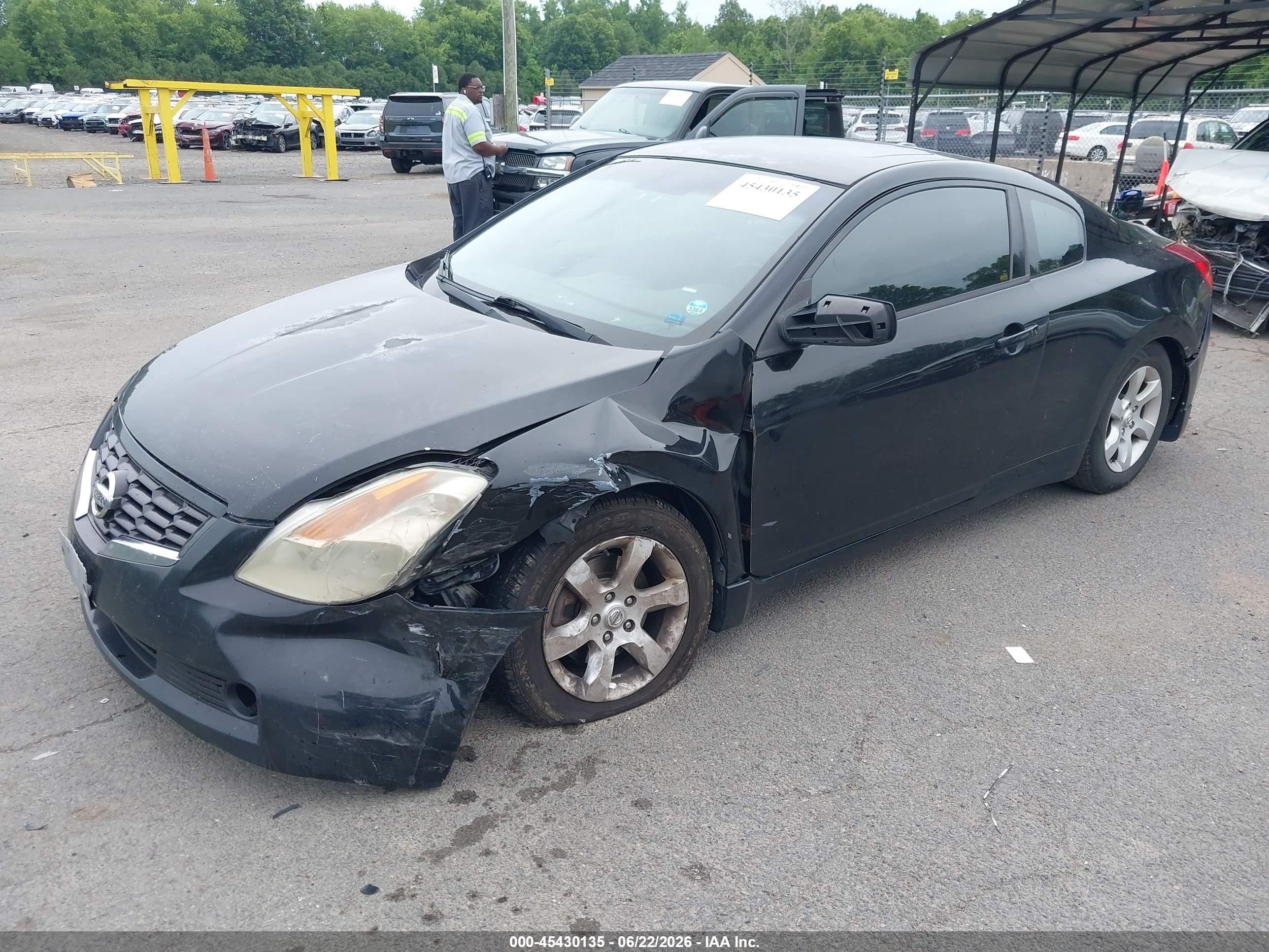 2009 Nissan Altima 2.5 S Black vin: 1N4AL24E59C157313
