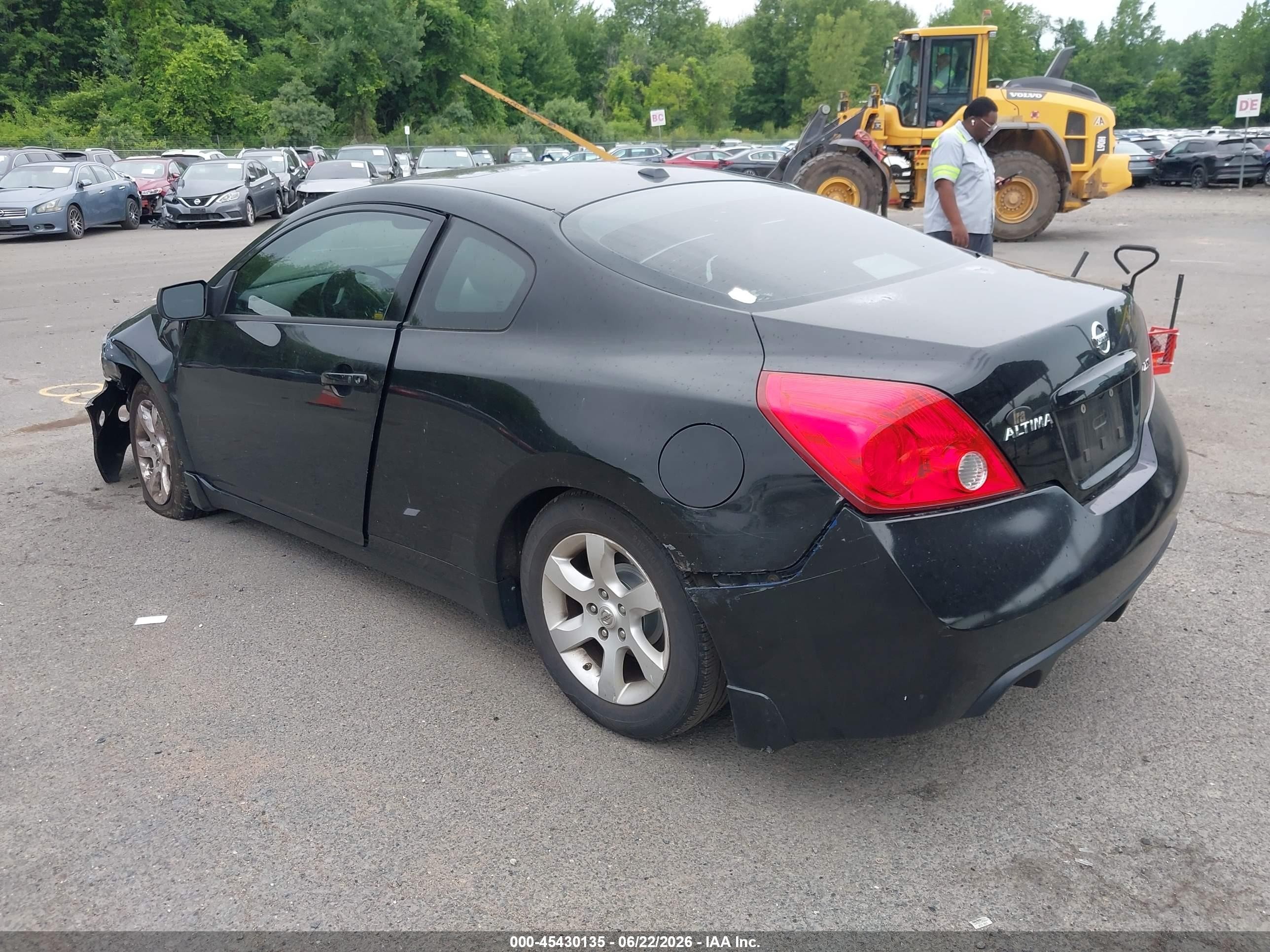 2009 Nissan Altima 2.5 S Black vin: 1N4AL24E59C157313
