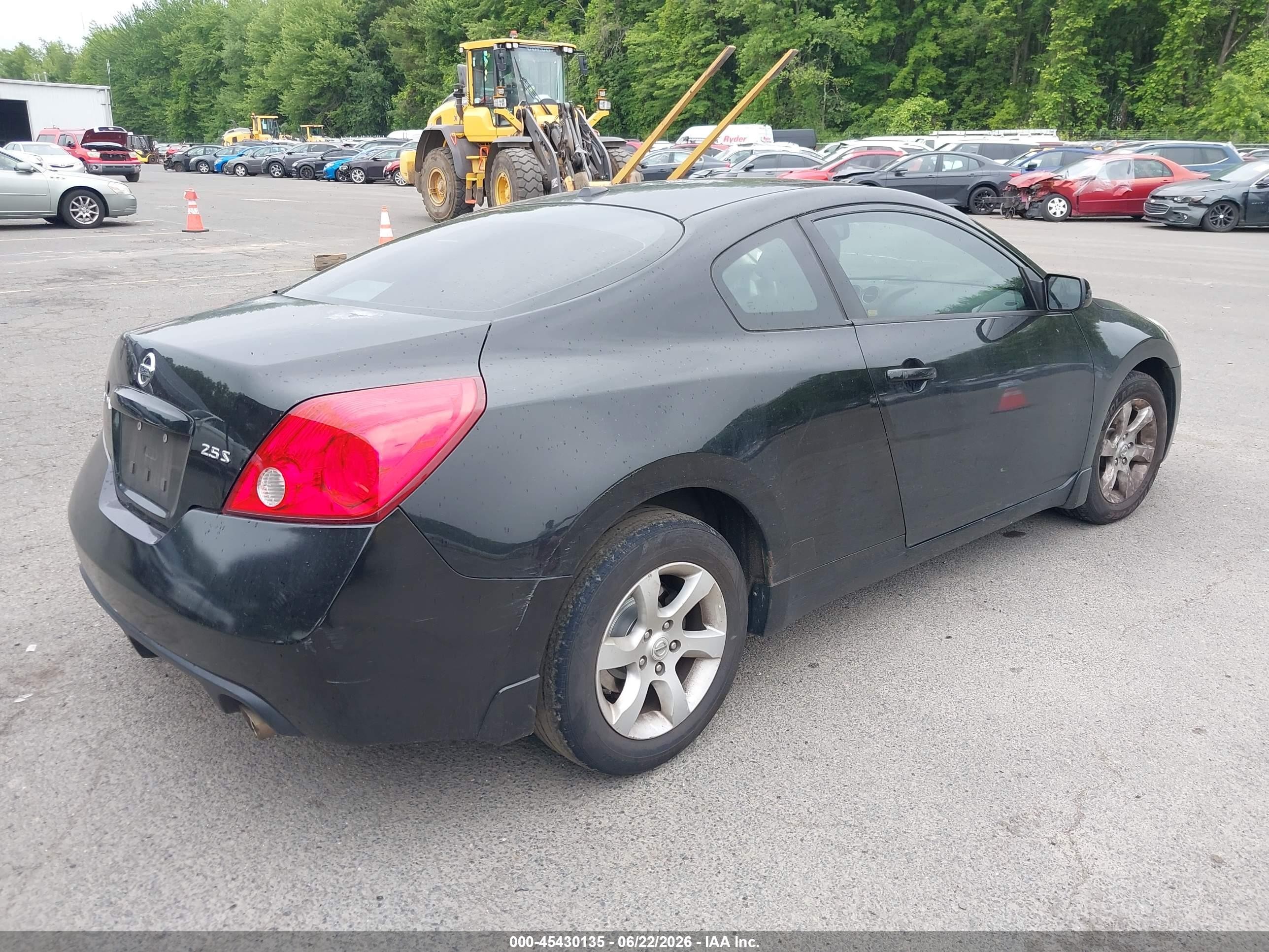 2009 Nissan Altima 2.5 S Black vin: 1N4AL24E59C157313