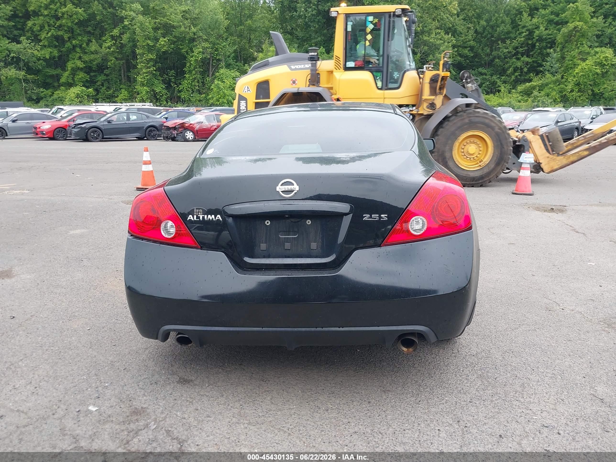 2009 Nissan Altima 2.5 S Black vin: 1N4AL24E59C157313