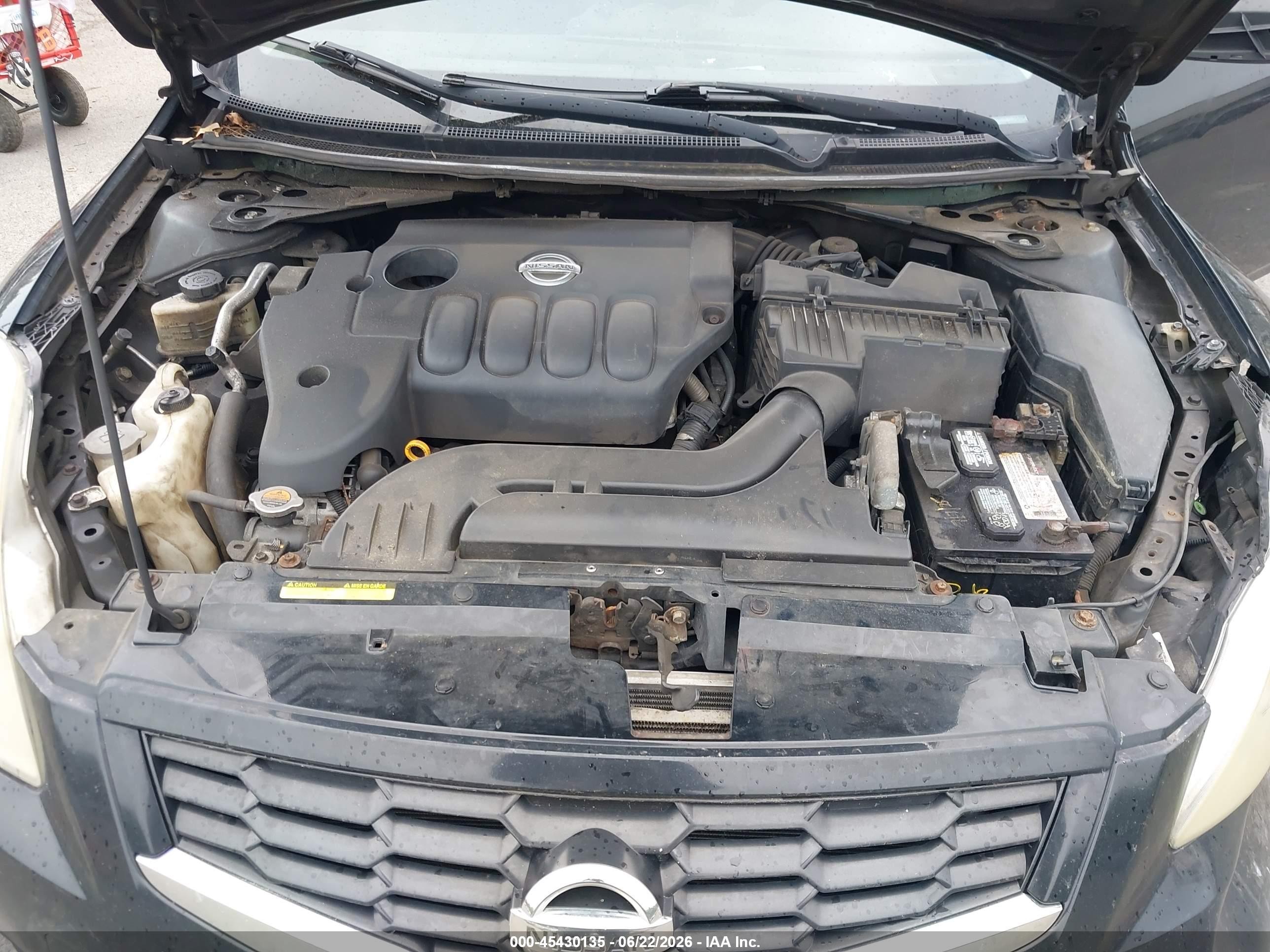 2009 Nissan Altima 2.5 S Black vin: 1N4AL24E59C157313