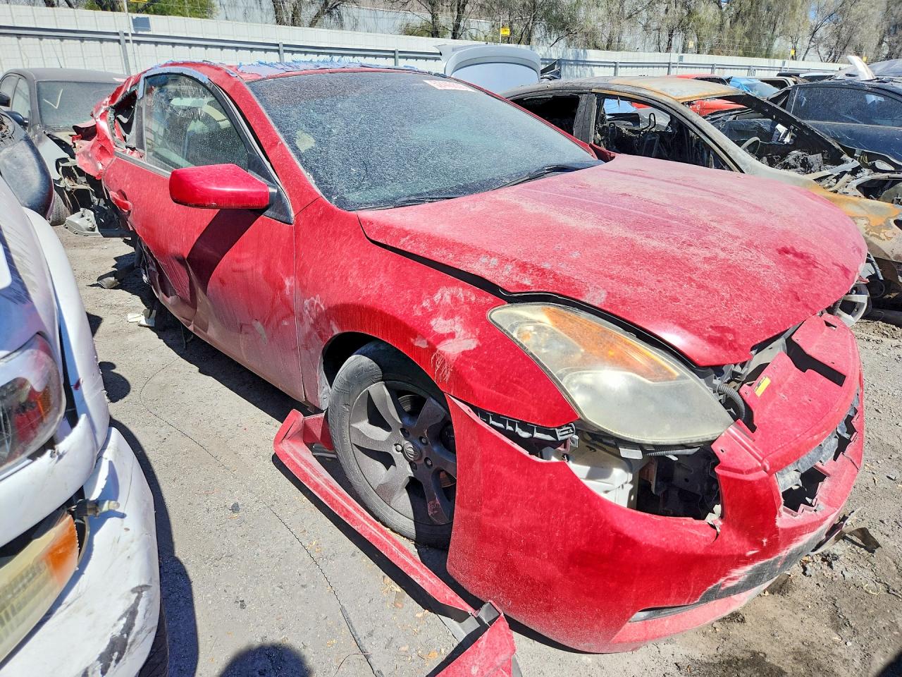 2009 Nissan Altima 2.5s Red vin: 1N4AL24E59C194023