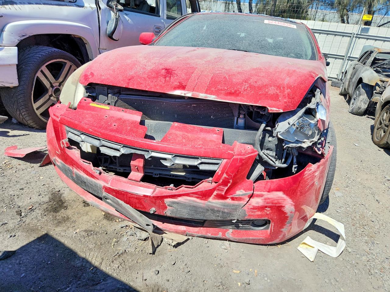 2009 Nissan Altima 2.5s Red vin: 1N4AL24E59C194023