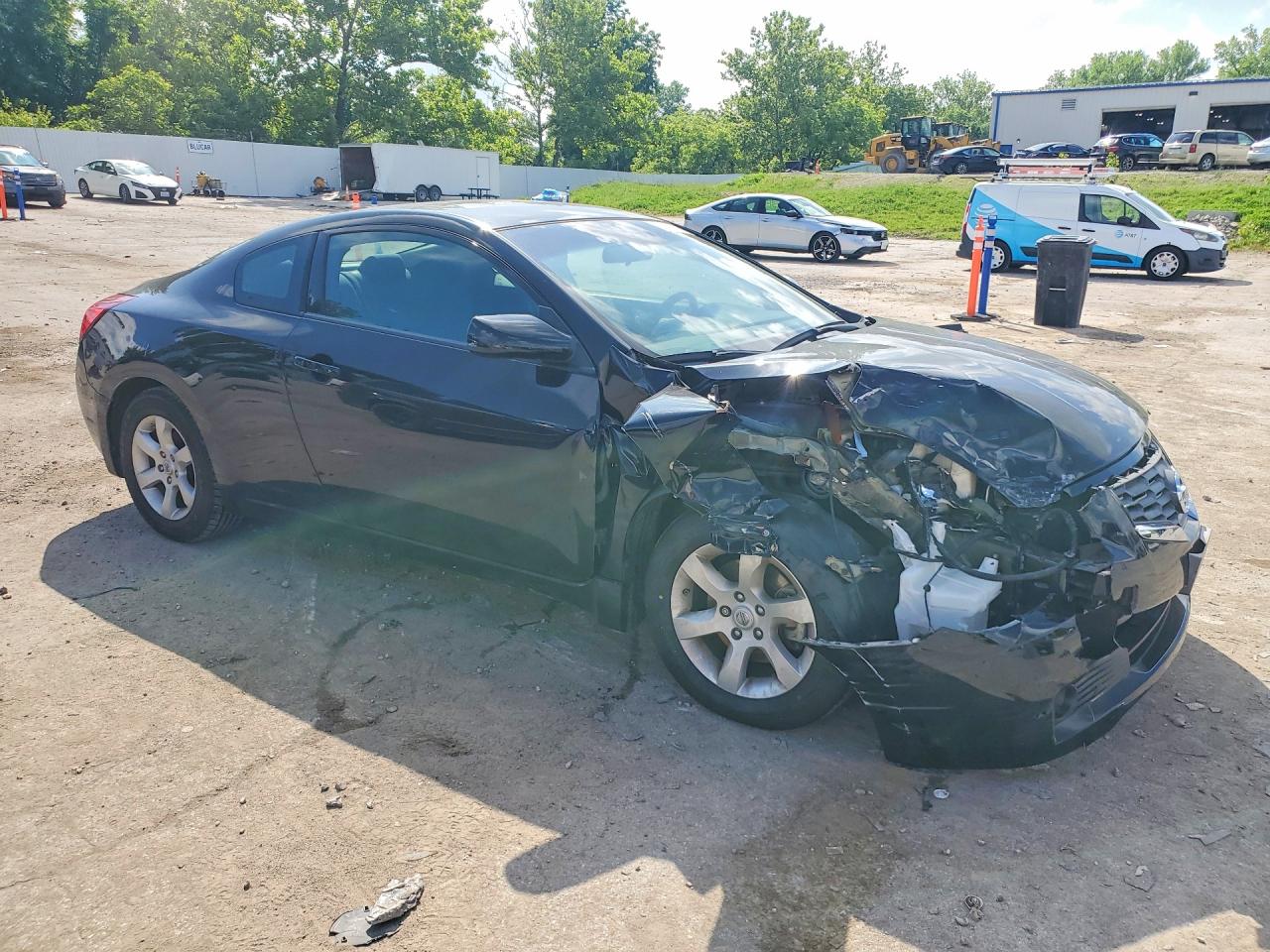 2008 Nissan Altima 2.5s Черный vin: 1N4AL24E68C206761