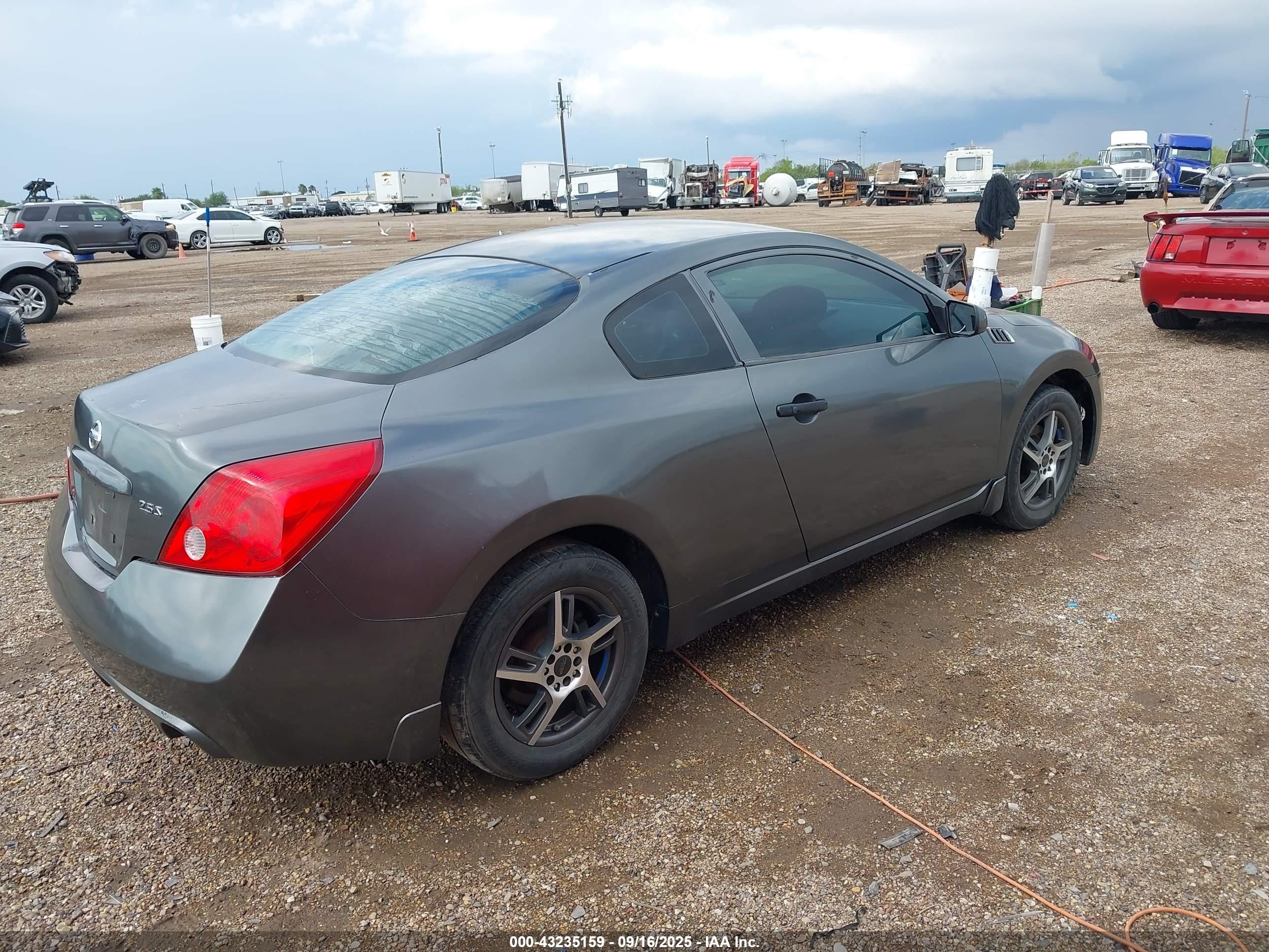 2008 Nissan Altima 2.5 S Gray vin: 1N4AL24E68C226959