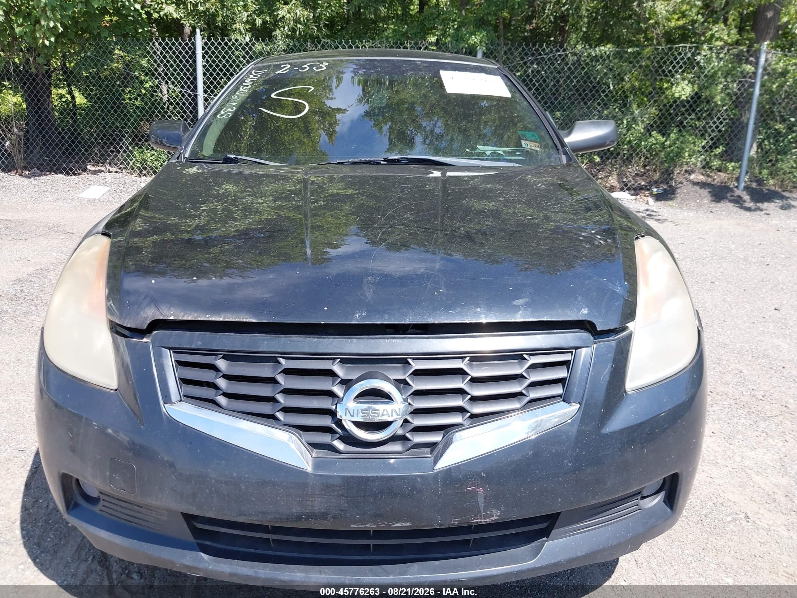 2009 Nissan Altima 2.5 S Black vin: 1N4AL24E69C199859