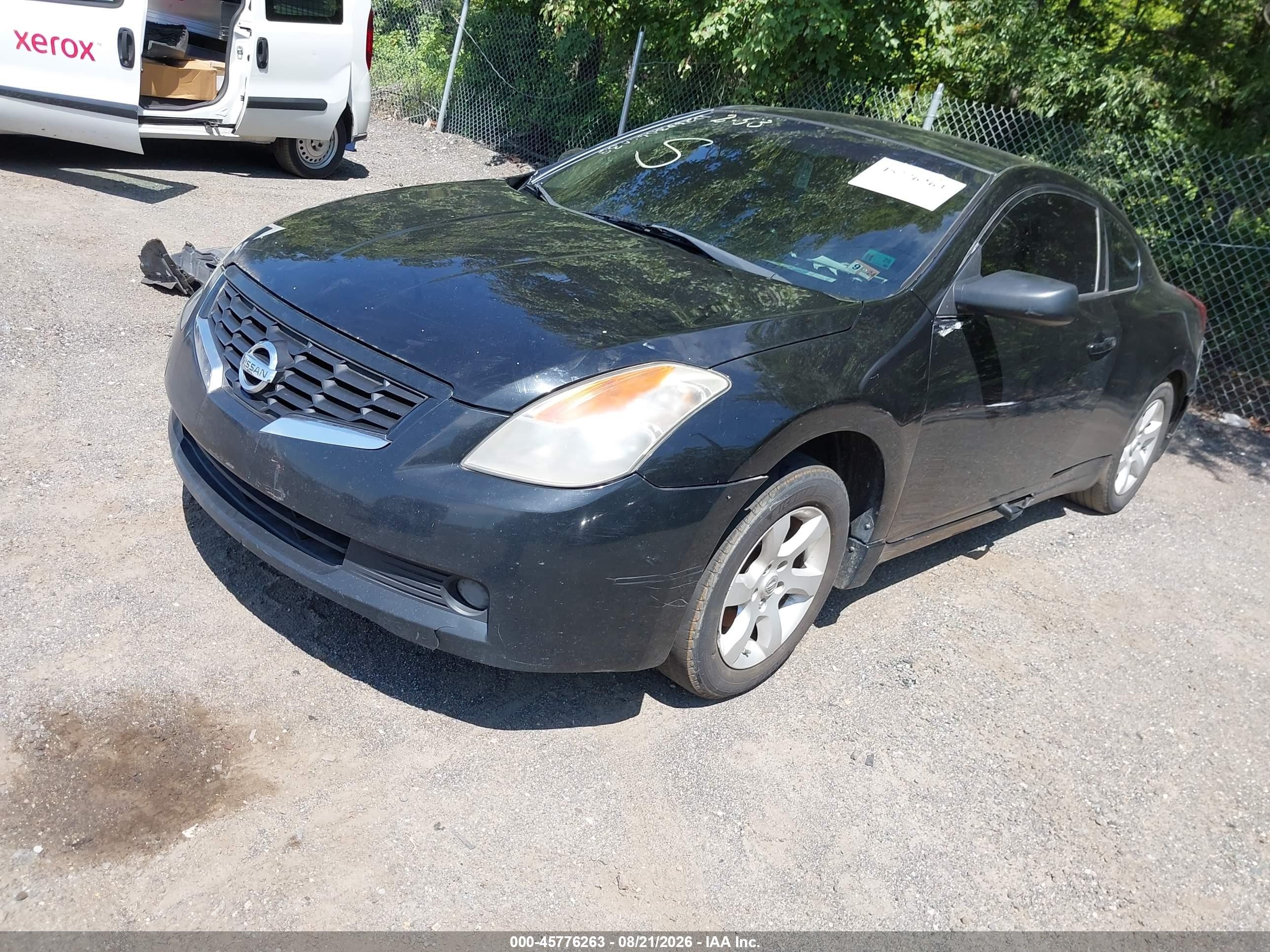 2009 Nissan Altima 2.5 S Black vin: 1N4AL24E69C199859