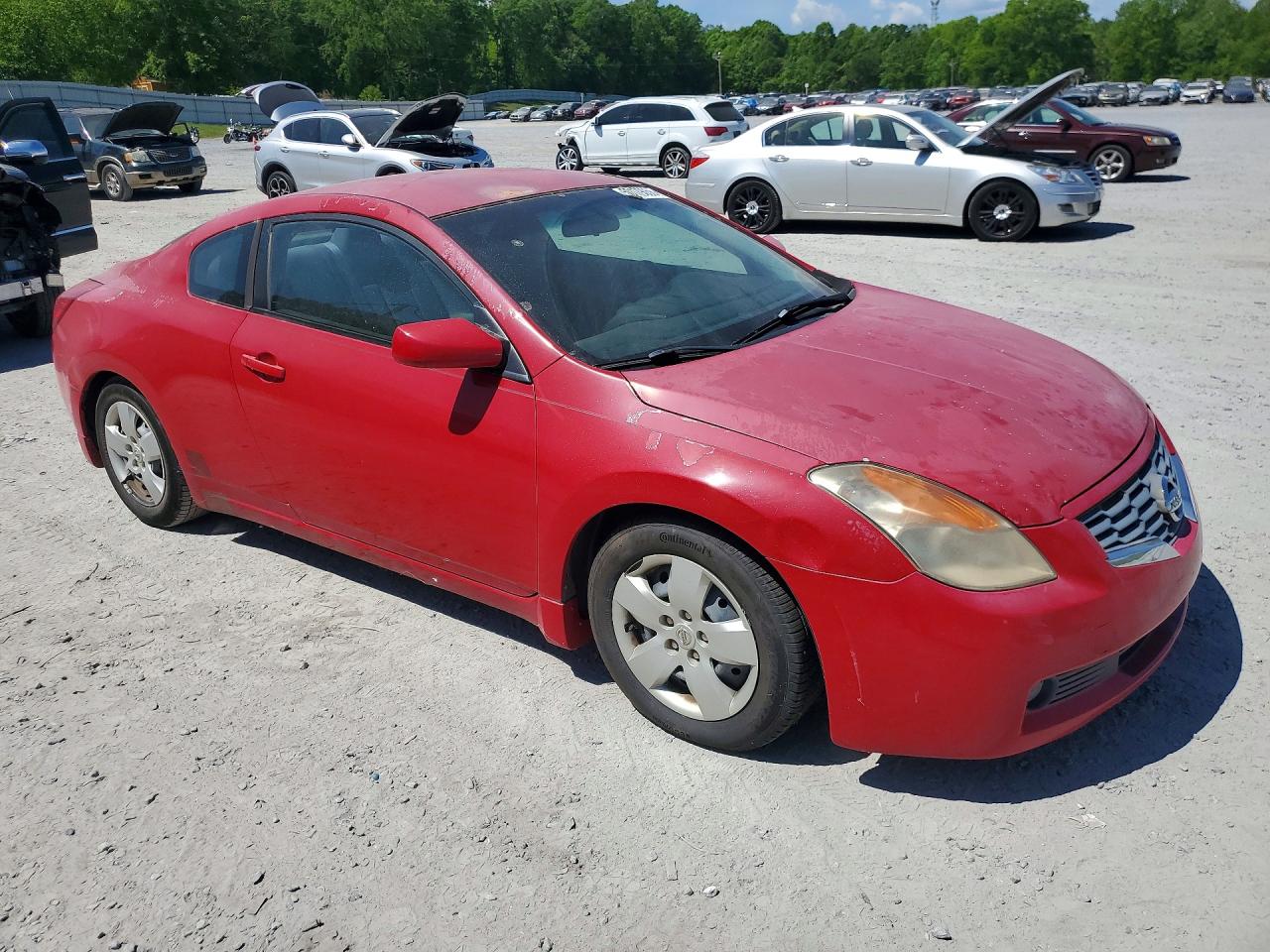 2008 Nissan Altima 2.5s Red vin: 1N4AL24E78C101260