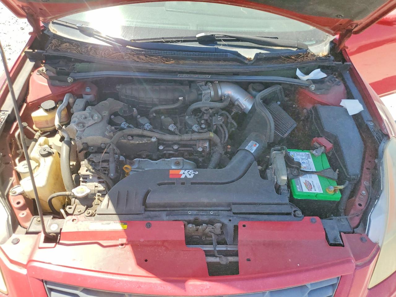 2008 Nissan Altima 2.5s Red vin: 1N4AL24E78C101260