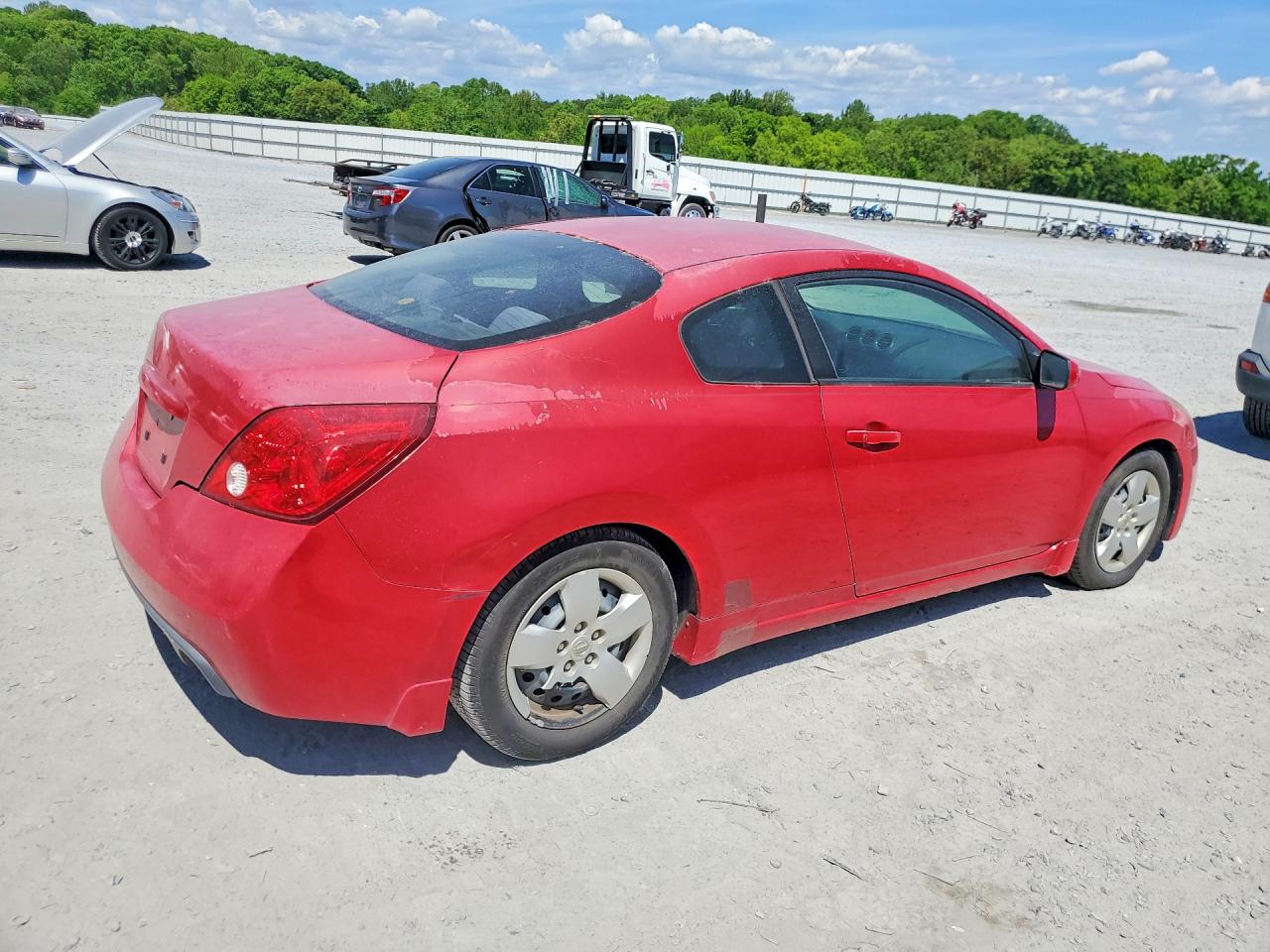 2008 Nissan Altima 2.5s Red vin: 1N4AL24E78C101260
