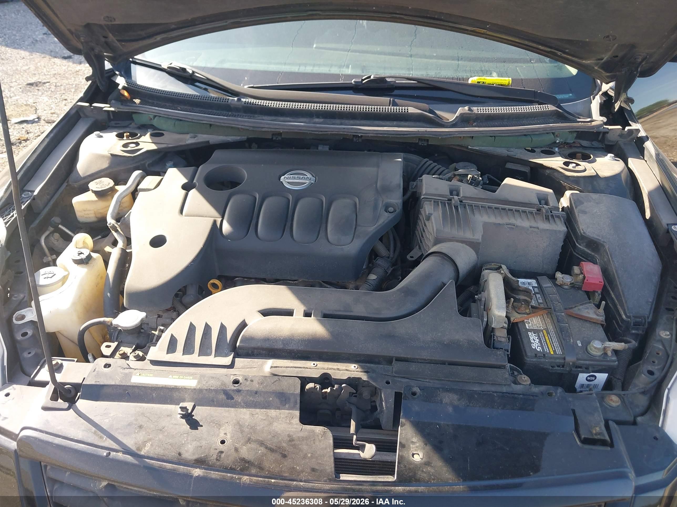 2008 Nissan Altima 2.5 S Black vin: 1N4AL24E78C105387