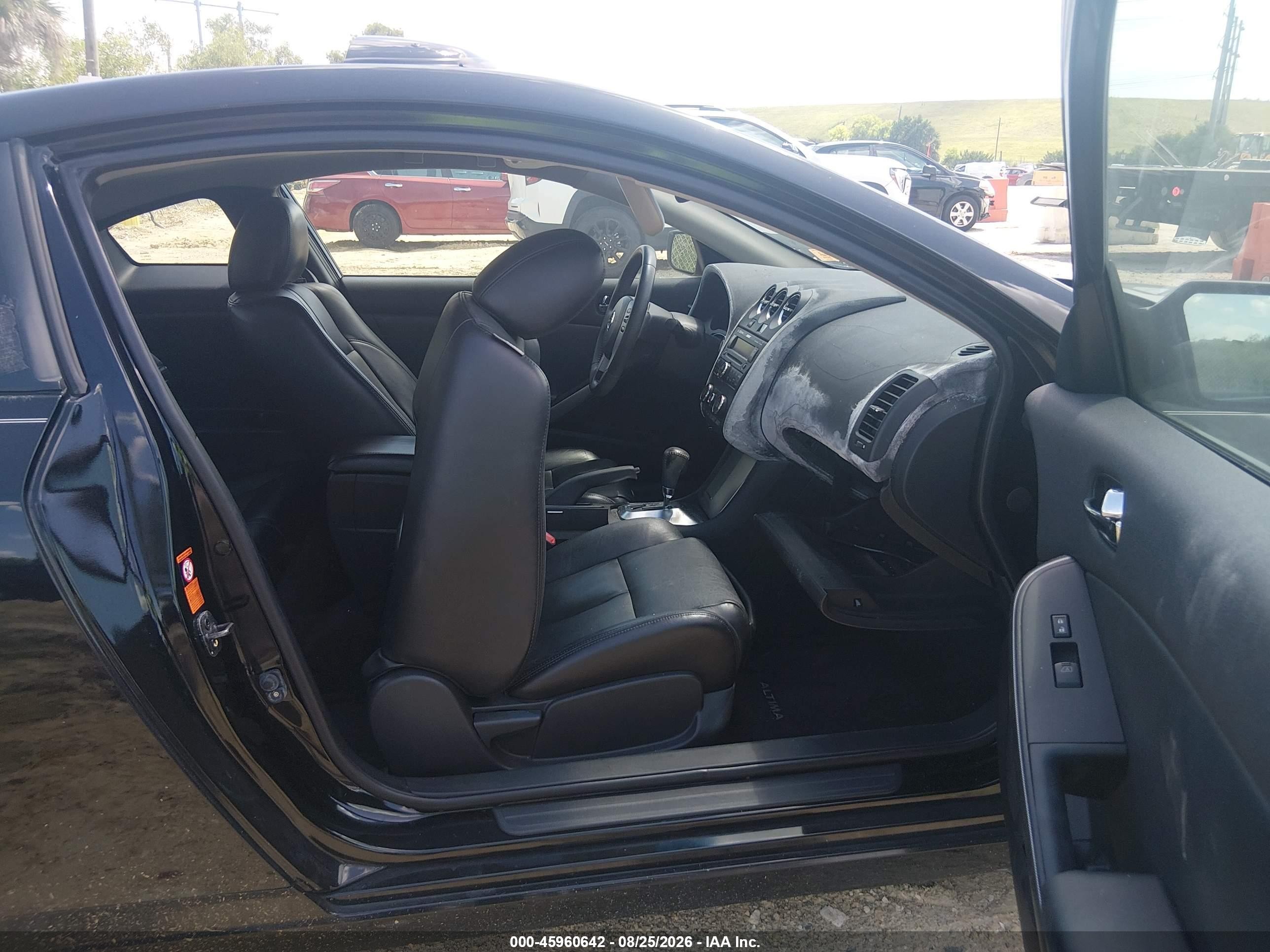 2008 Nissan Altima 2.5 S Black vin: 1N4AL24E78C201049