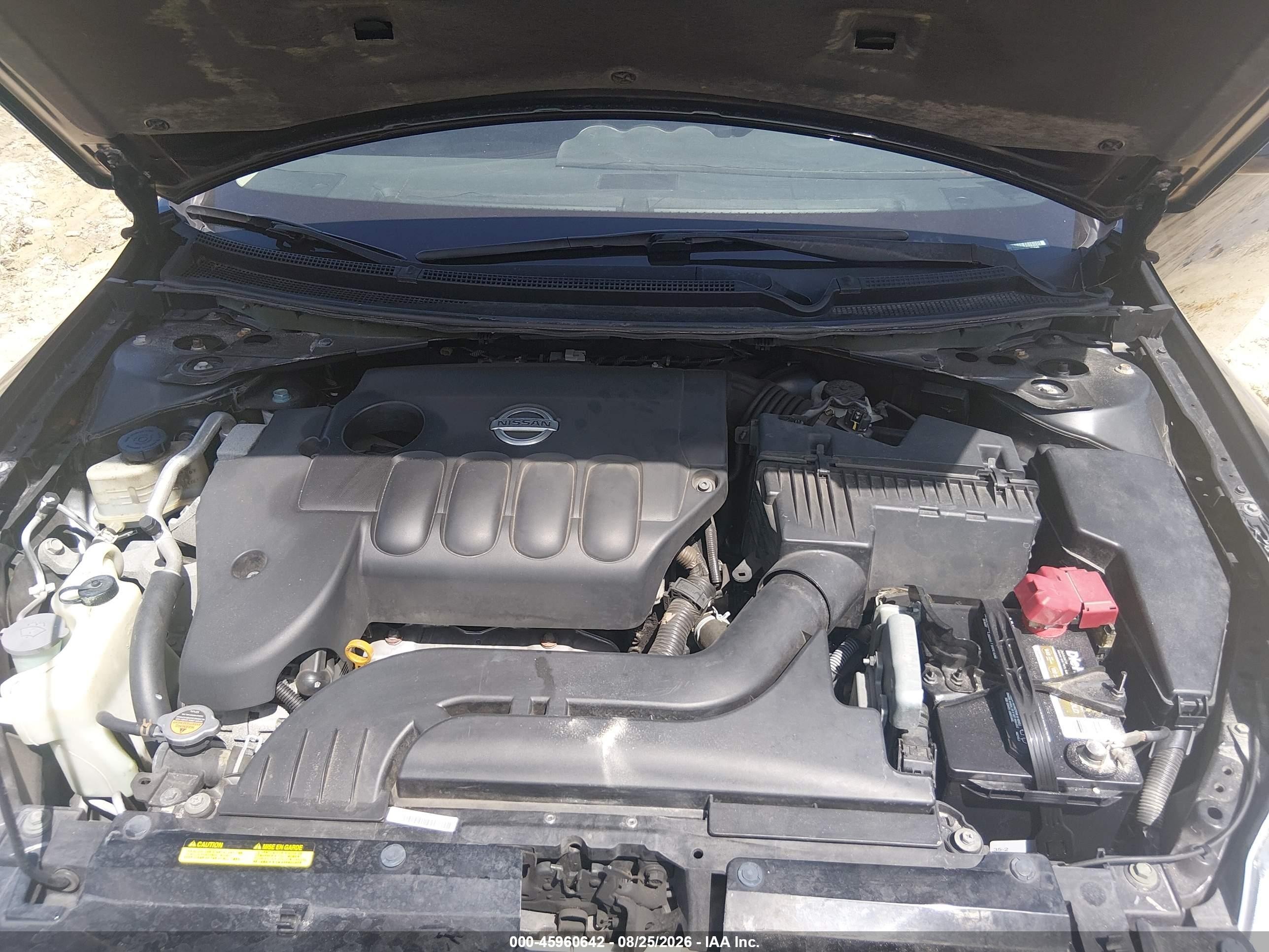 2008 Nissan Altima 2.5 S Black vin: 1N4AL24E78C201049