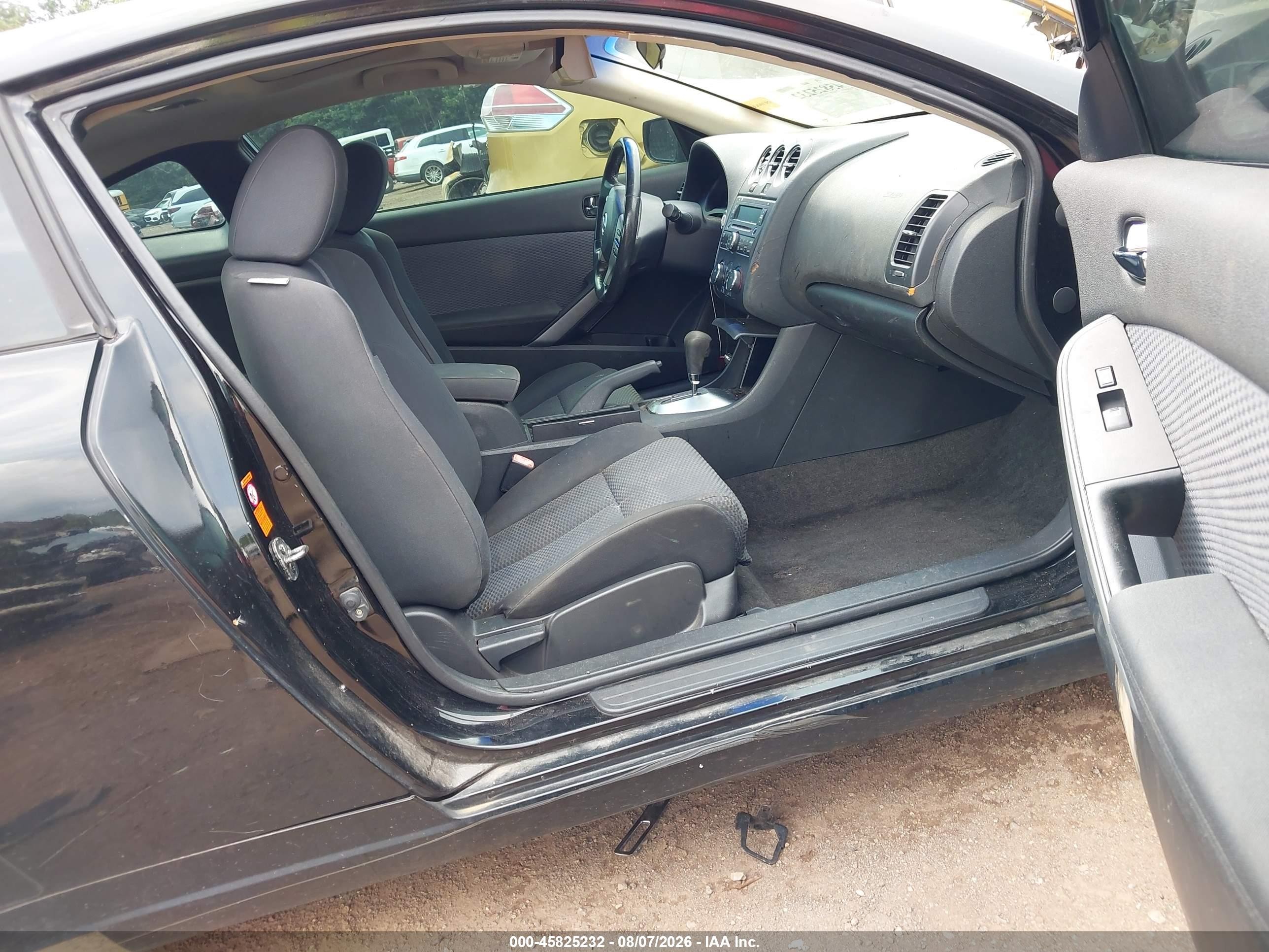 2008 Nissan Altima 2.5 S Black vin: 1N4AL24E78C212245