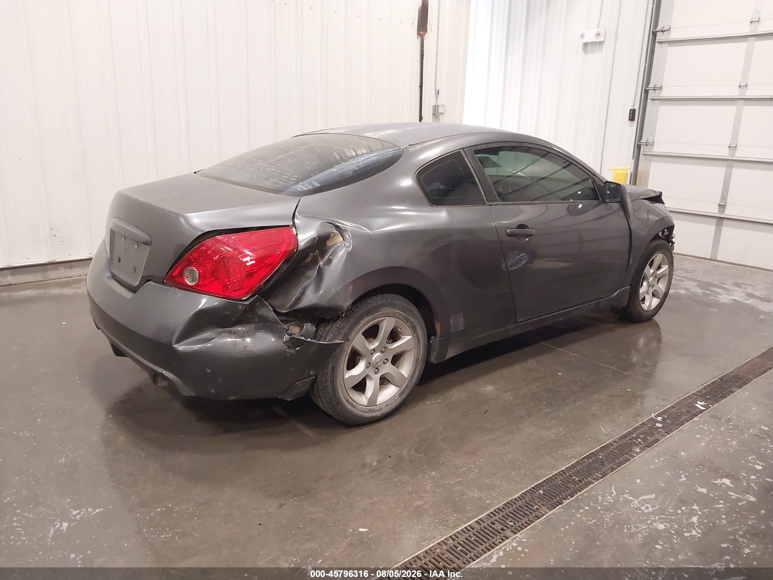 2008 Nissan Altima 2.5 S Gray vin: 1N4AL24E78C267987