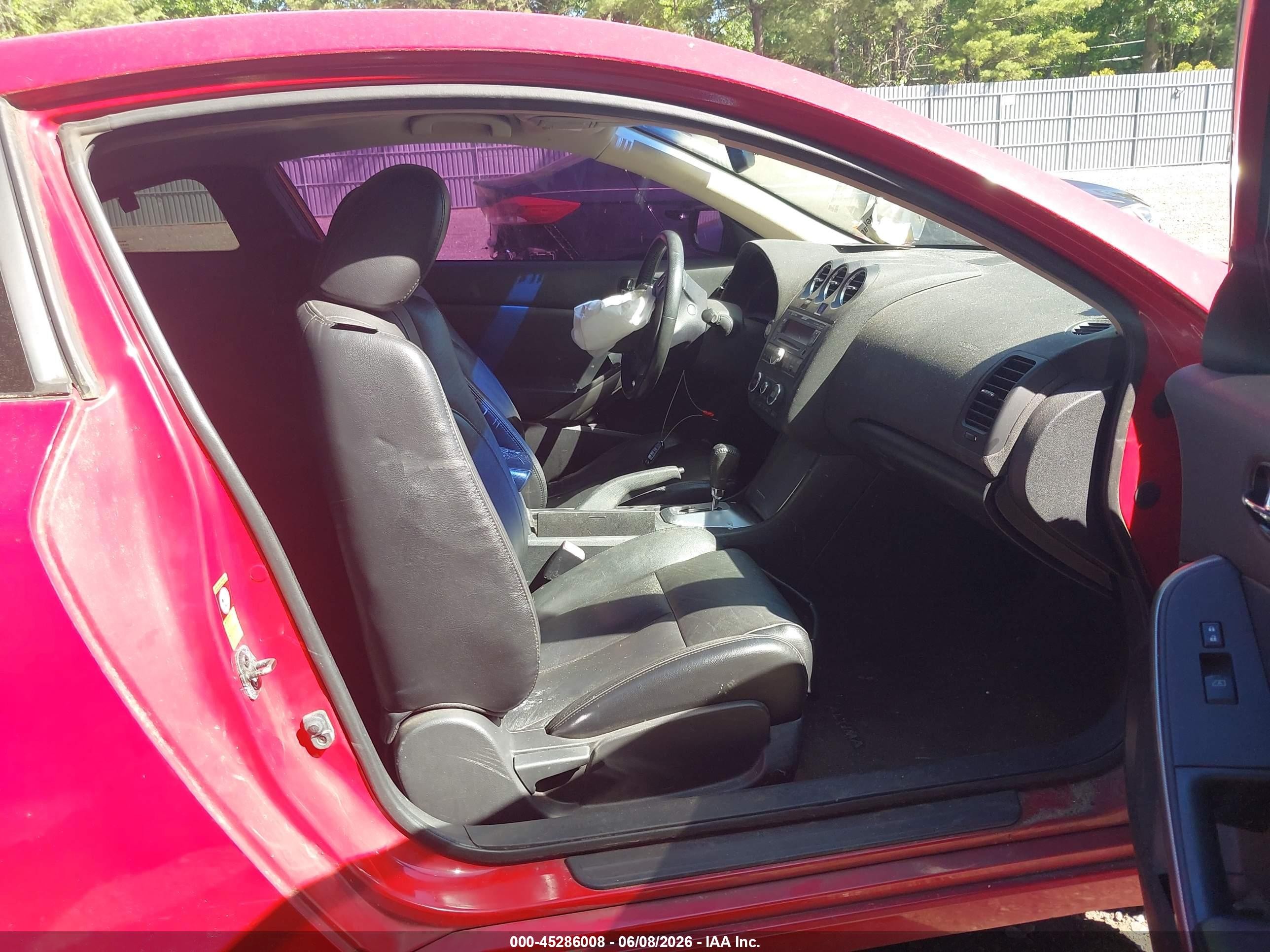 2008 Nissan Altima 2.5s Red vin: 1N4AL24E88C106922