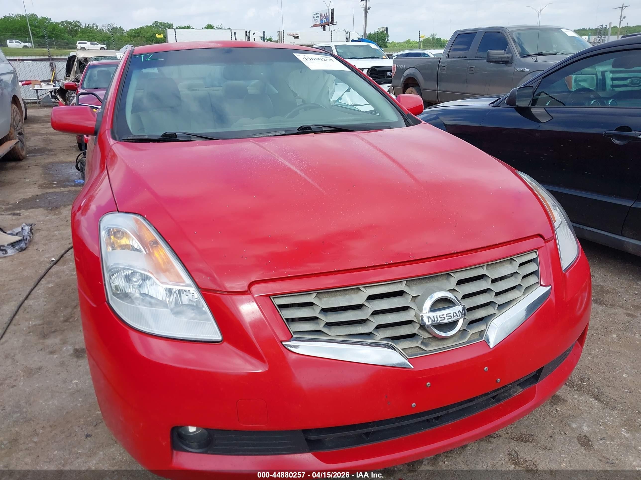2008 Nissan Altima 2.5 S Red vin: 1N4AL24E88C183533