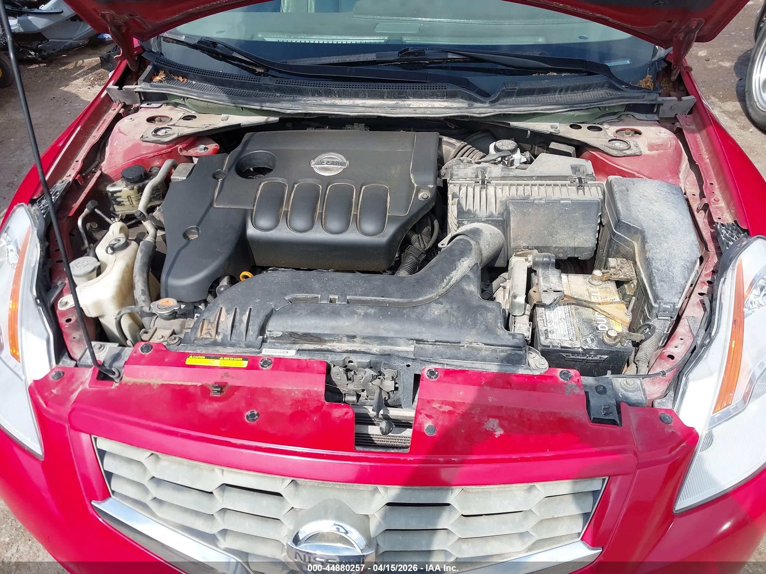 2008 Nissan Altima 2.5 S Red vin: 1N4AL24E88C183533