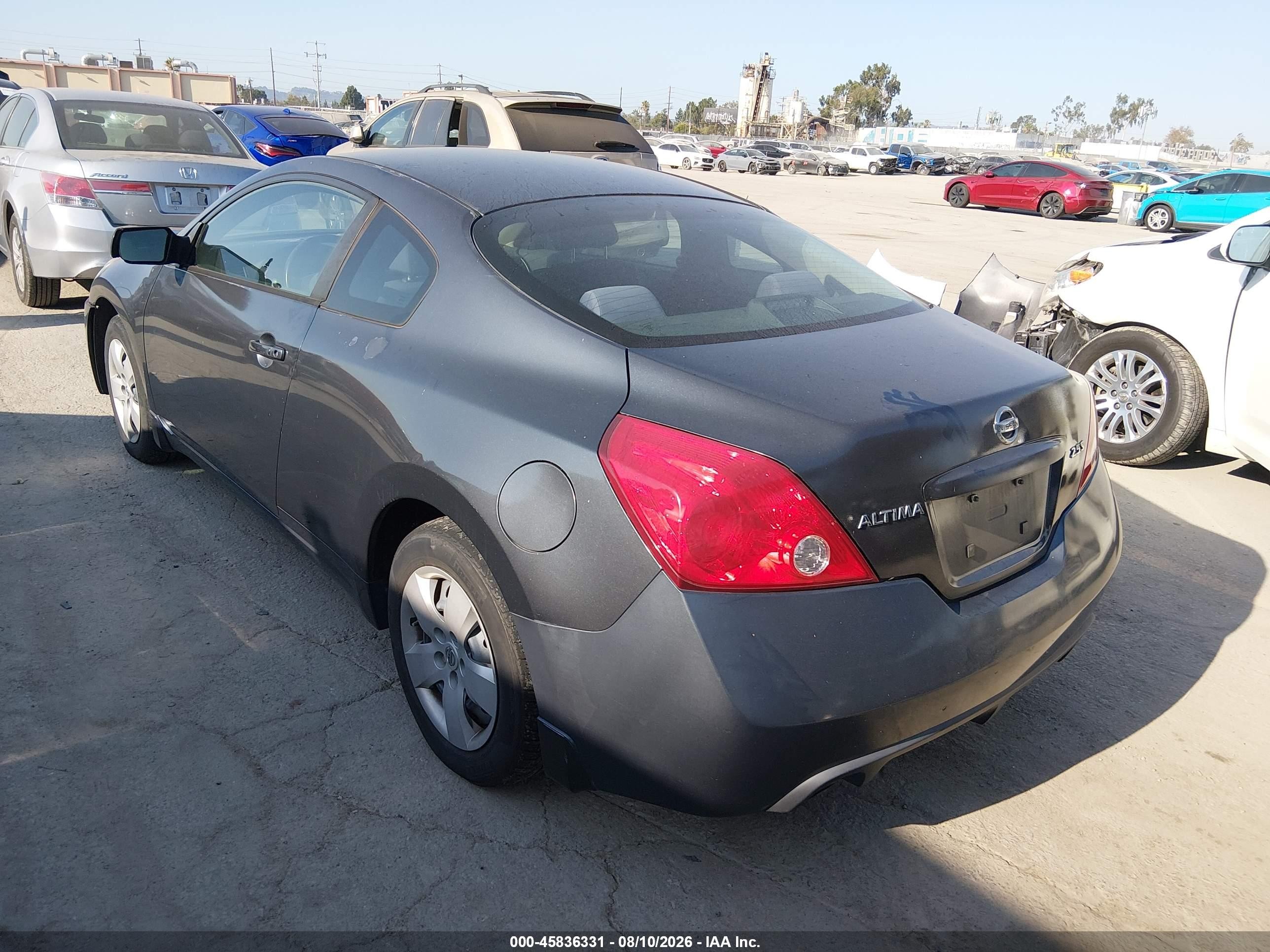 2008 Nissan Altima 2.5 S Gray vin: 1N4AL24E88C244489