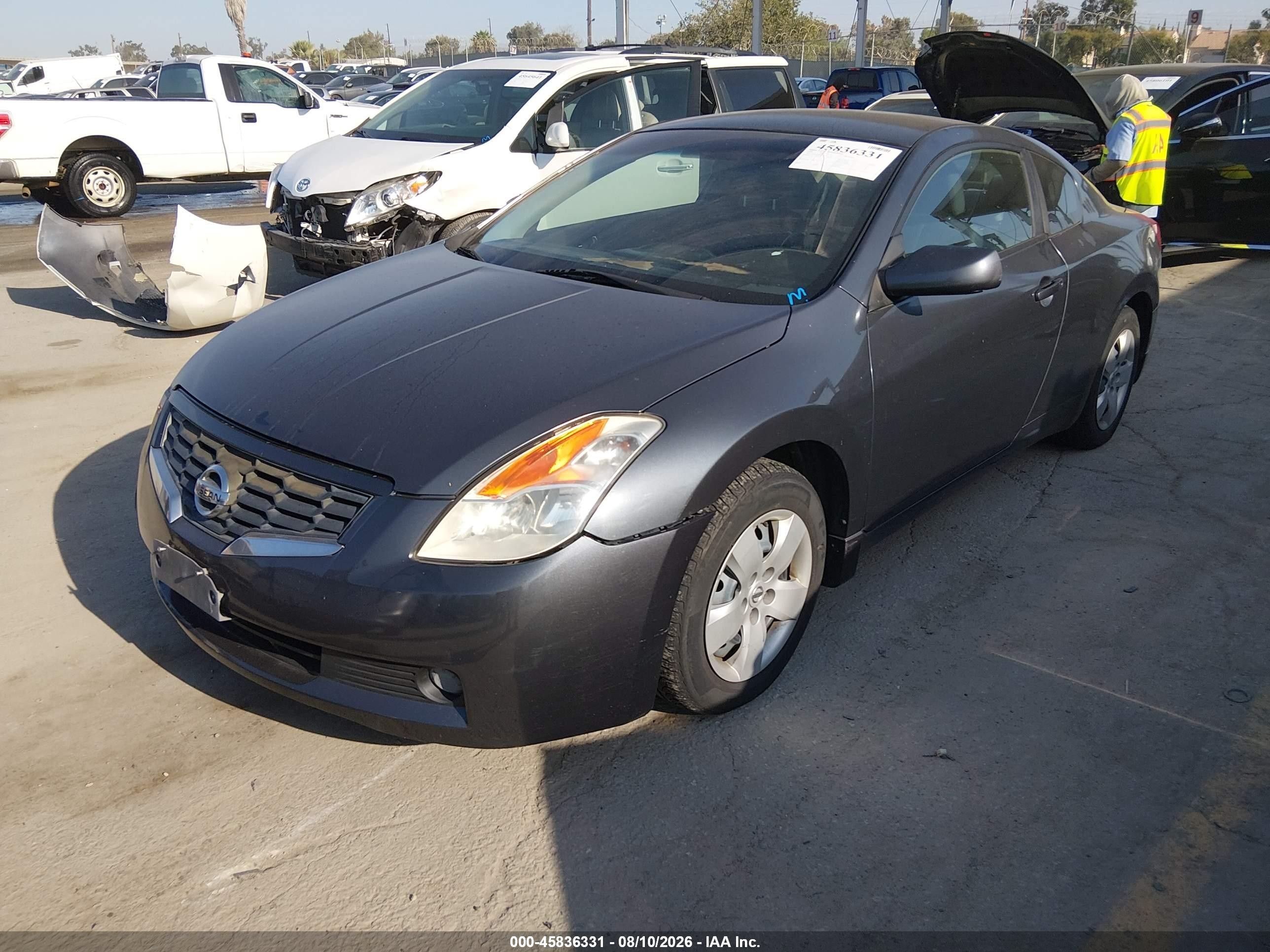 2008 Nissan Altima 2.5 S Gray vin: 1N4AL24E88C244489