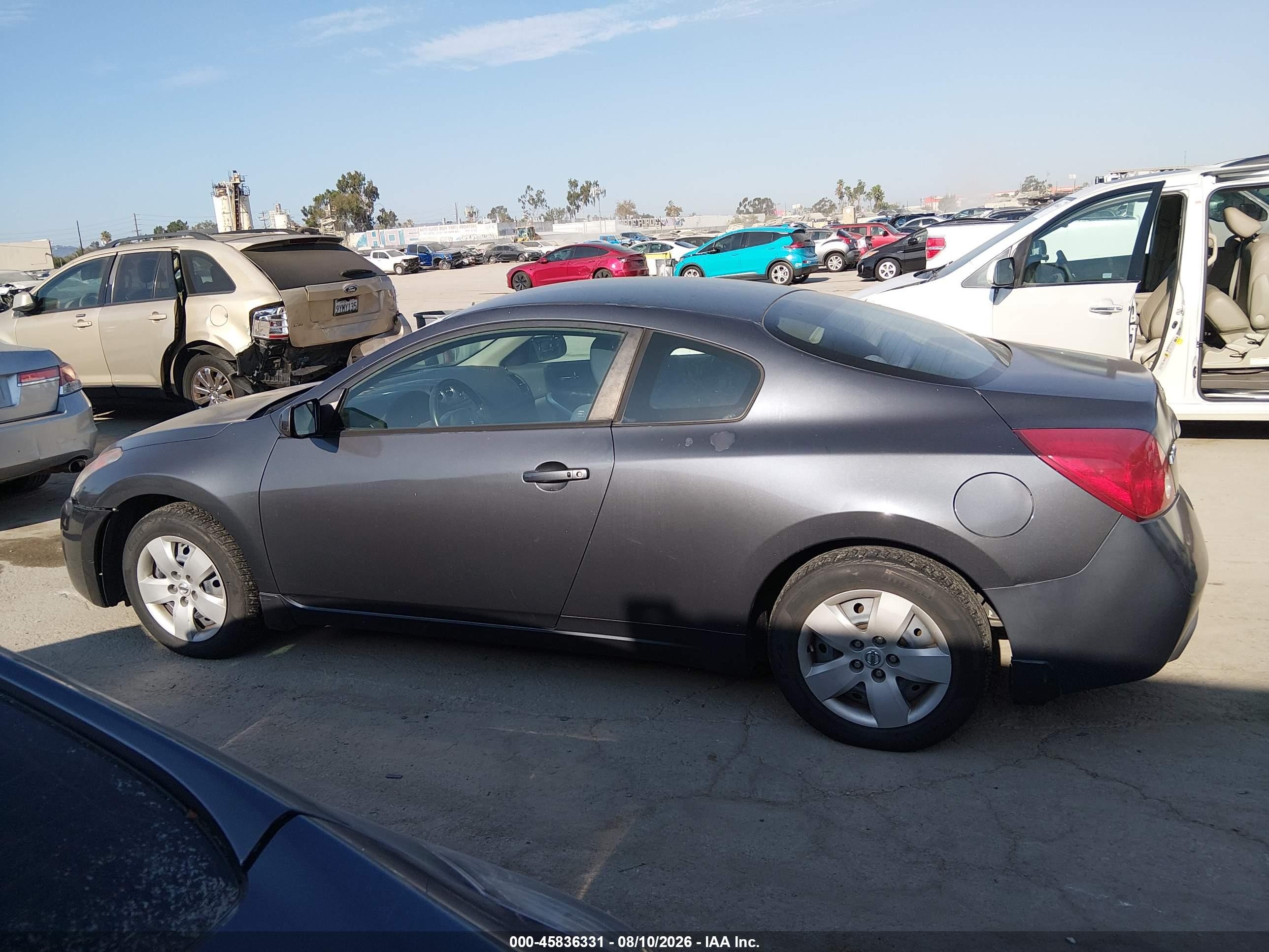 2008 Nissan Altima 2.5 S Gray vin: 1N4AL24E88C244489