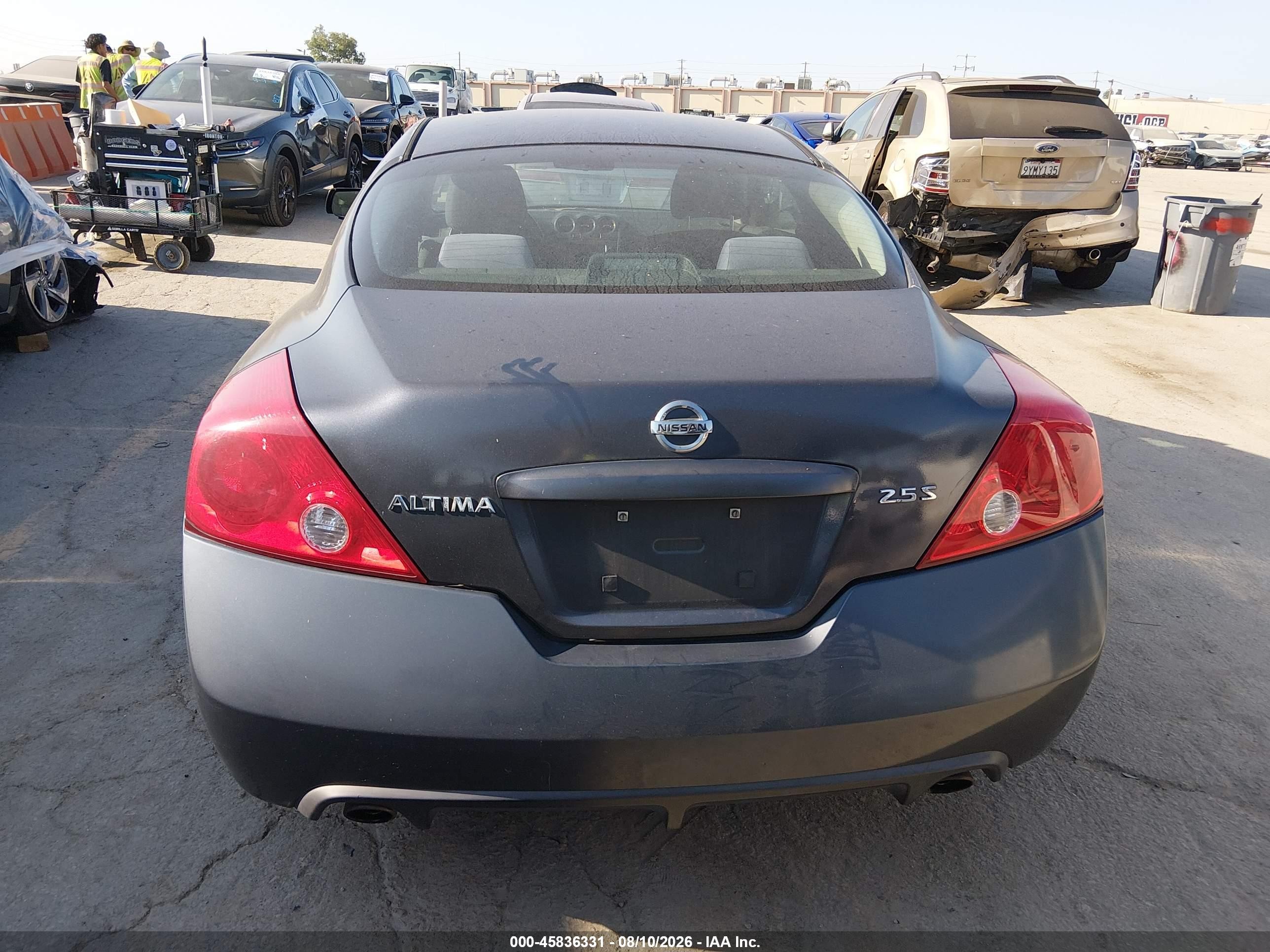 2008 Nissan Altima 2.5 S Gray vin: 1N4AL24E88C244489